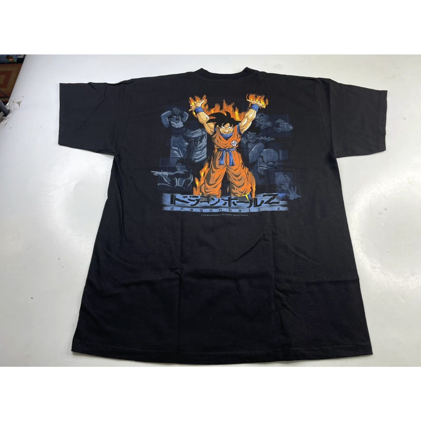 Vintage VINTAGE Dragon Ball Z Tee Shirt Black XL Goku Spirit Bomb Adult Men T-Shirt 1999 Size US XL / EU 56 / 4 - 6 Thumbnail