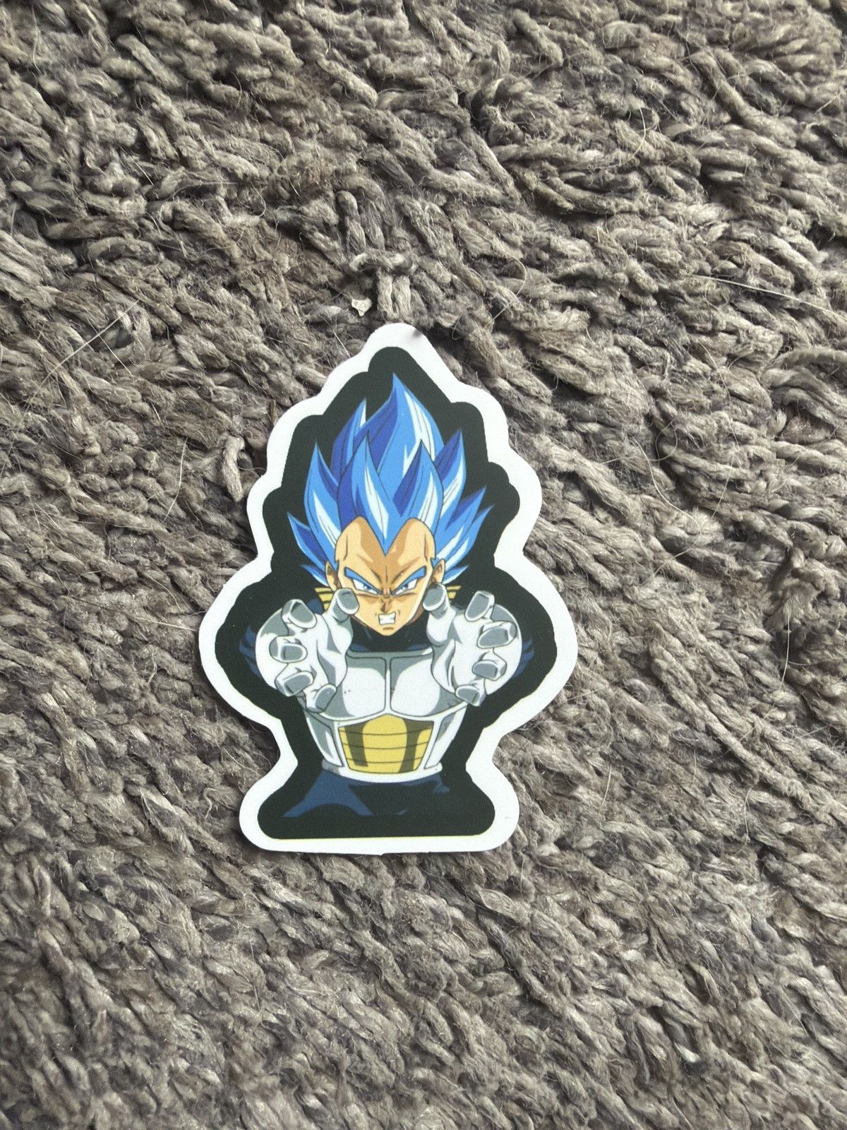Cartoon Network Dragon Ball Super Saiyan Blue Vegeta Sticker Size ONE SIZE - 1 Thumbnail