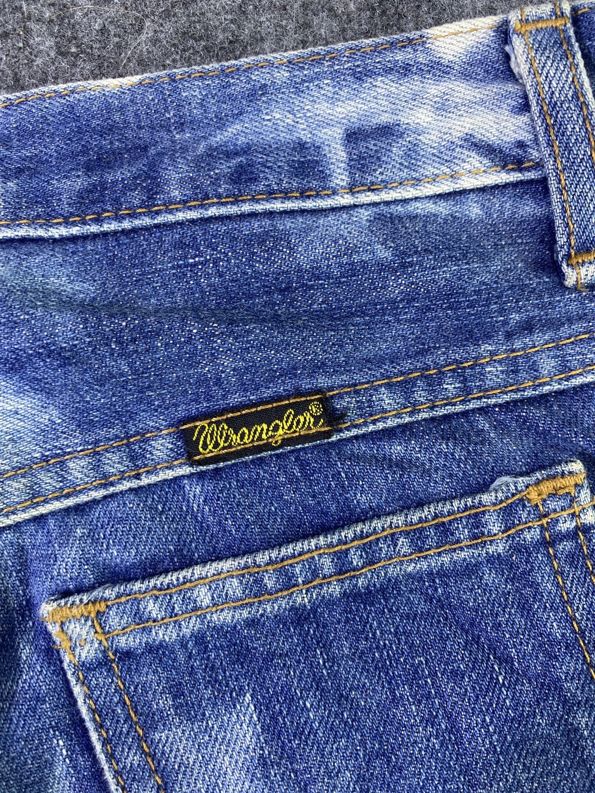 Jean × Vintage × Wrangler Vintage wrangler Flare Lightning Blue Jeans - J953 Size US 28 / EU 44 - 11 Thumbnail