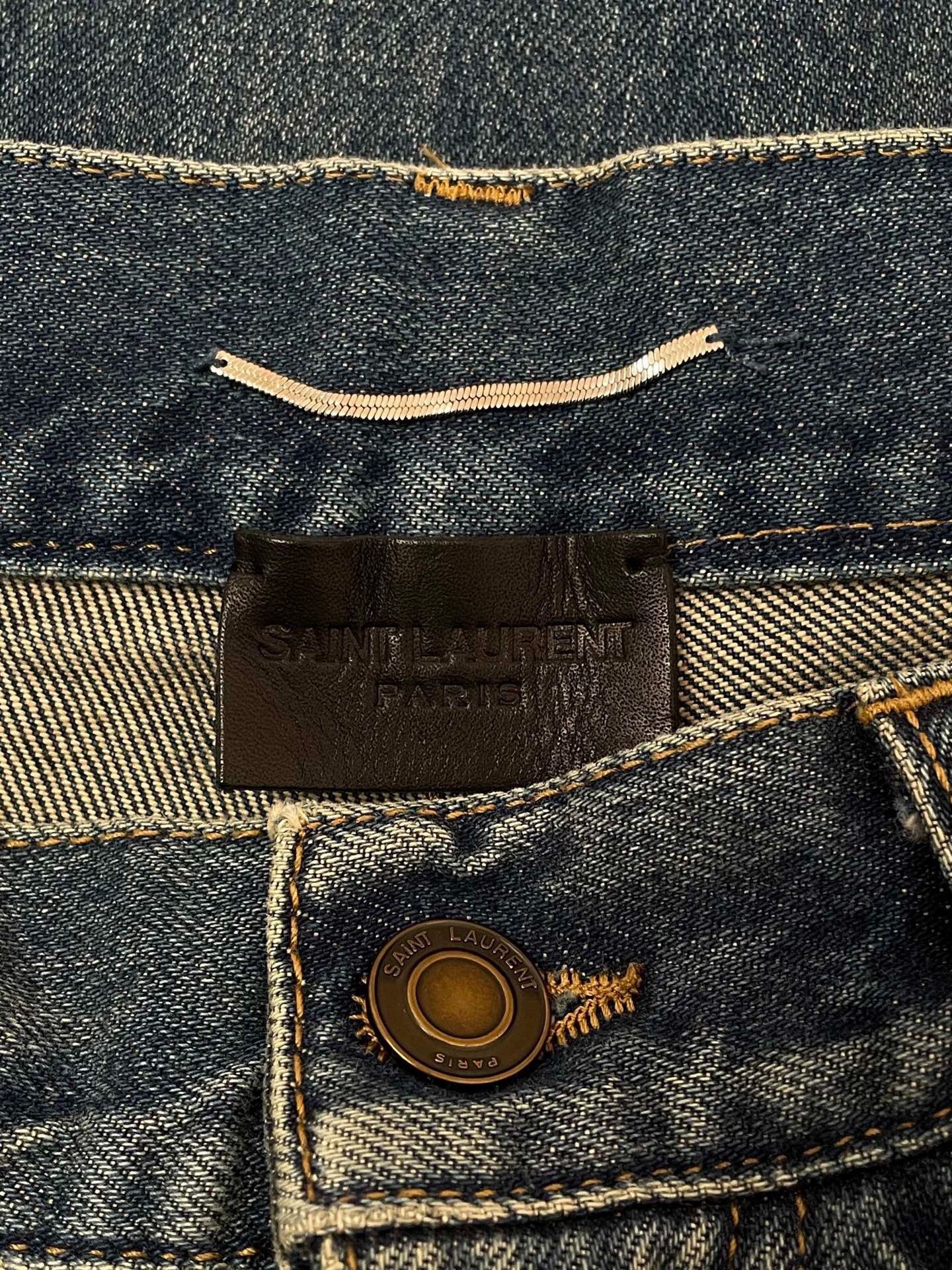 Saint Laurent Paris Saint Laurent Classic Straight Jeans Size 30 Made in Italy Size US 30 / EU 46 - 3 Thumbnail
