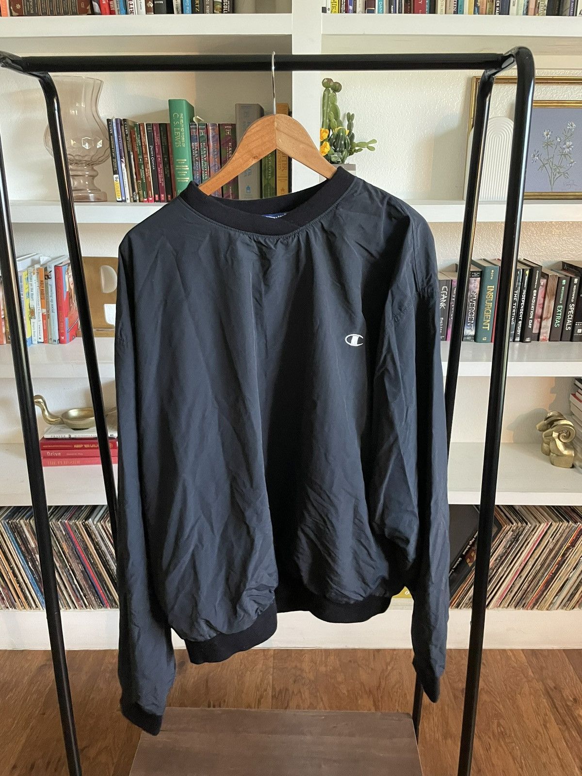 Champion × Vintage Early 2000s Champion V-neck windbreaker Size US XXL / EU 58 / 5 - 2 Thumbnail