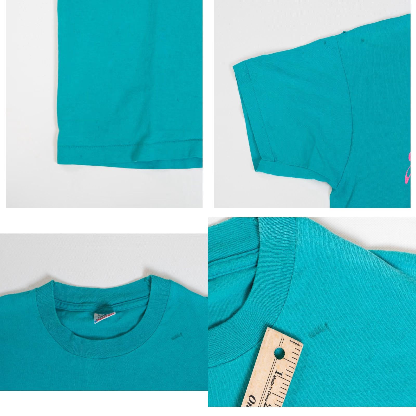 Fruit Of The Loom VINTAGE Clearwater Jazz Holiday Festival 1991 Sax Graphic Single Stitch T Shirt Size US L / EU 52-54 / 3 - 9 Thumbnail