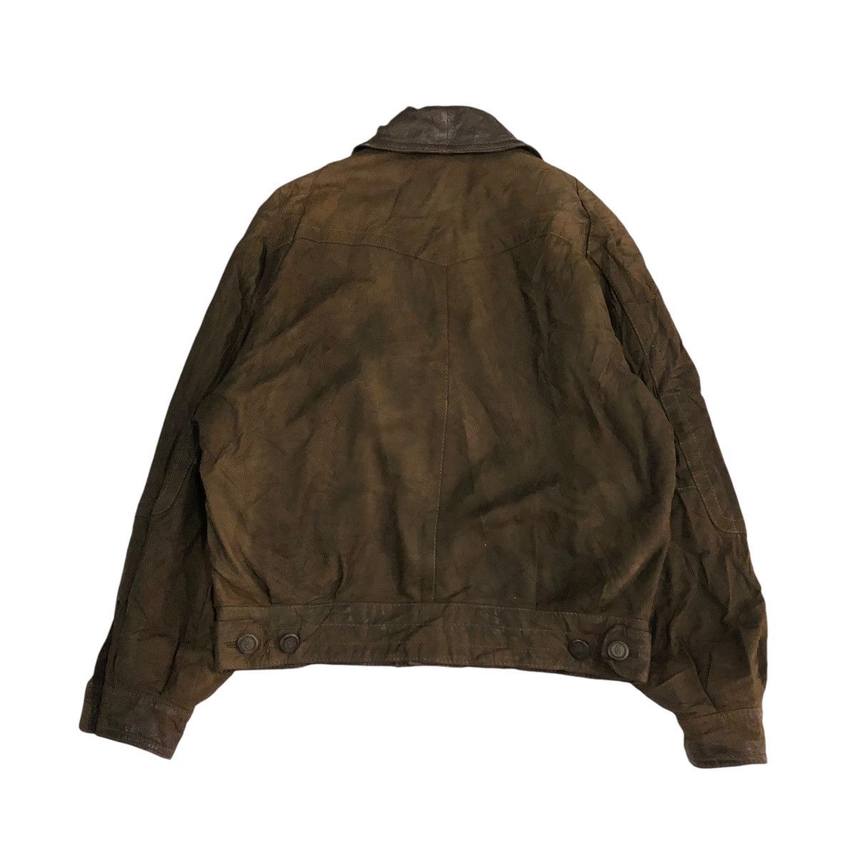 Vintage 🔥VINTAGE BOMBER LEATHER JACKET MAFFEI VERA PELLE ITALY Size US M / EU 48-50 / 2 - 2 Thumbnail