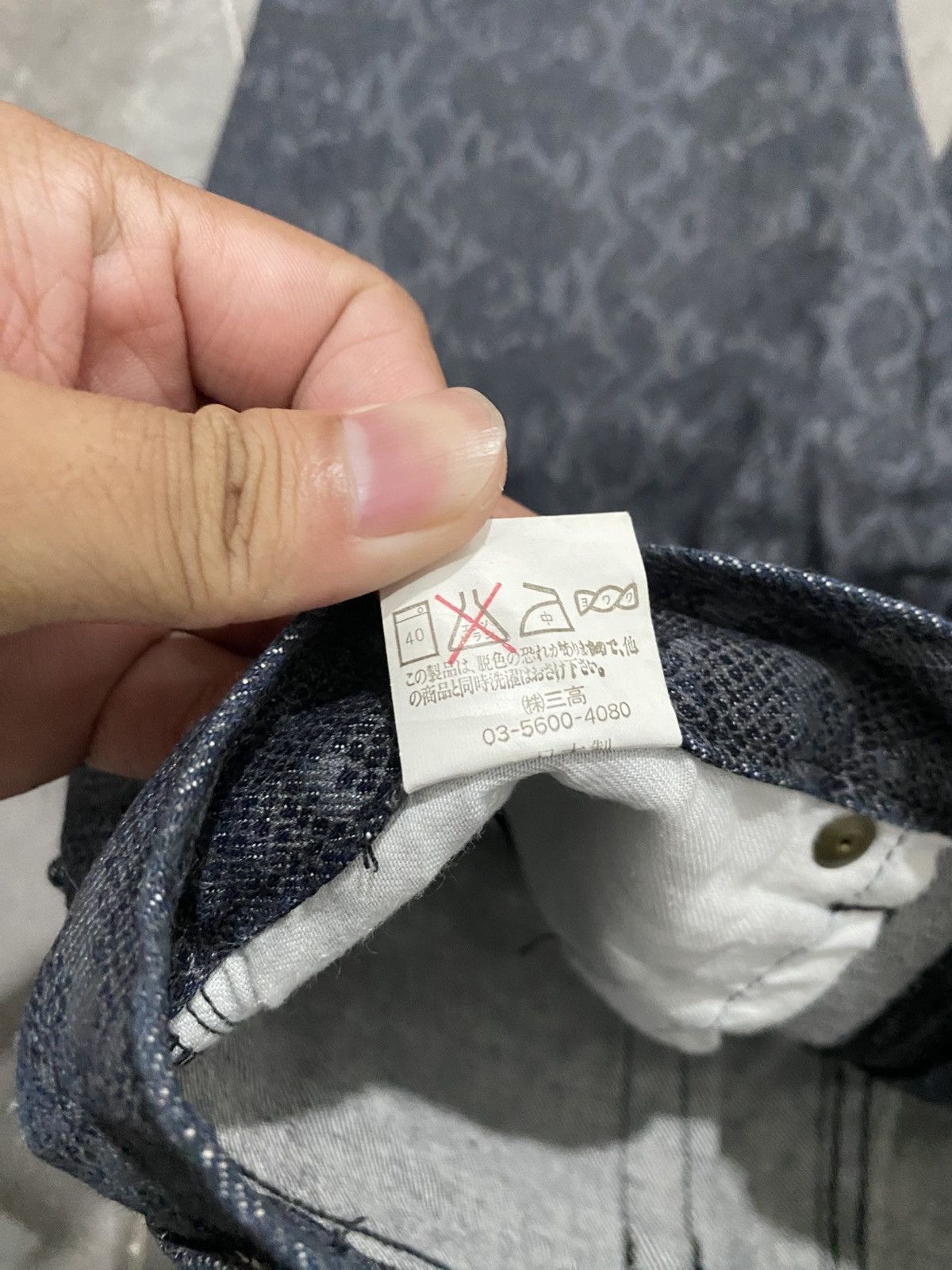 Japanese Brand Velvetglove japanese denim waxed snake skin Size US 28 / EU 44 - 8 Thumbnail