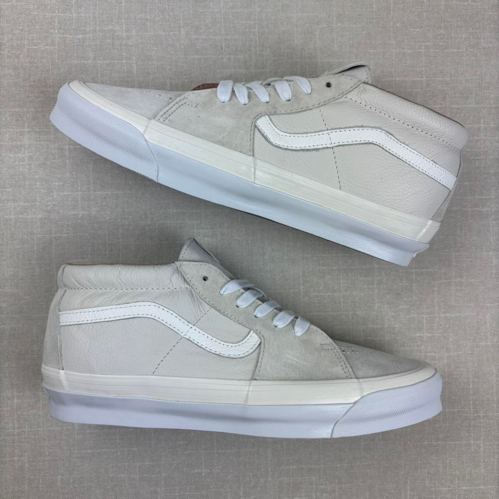 Vans 🏳️ Vans Vault OG Sk8-Mid LX “Blanc De Blancs” 11M Size US 11 / EU 44 - 2 Thumbnail