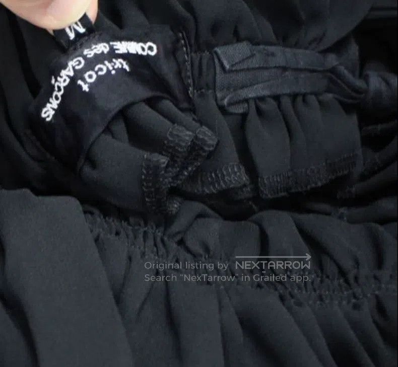Comme des Garcons Comme Des Garcons Black Tulle Ruffled Dress Size M / US 6-8 / IT 42-44 - 4 Thumbnail