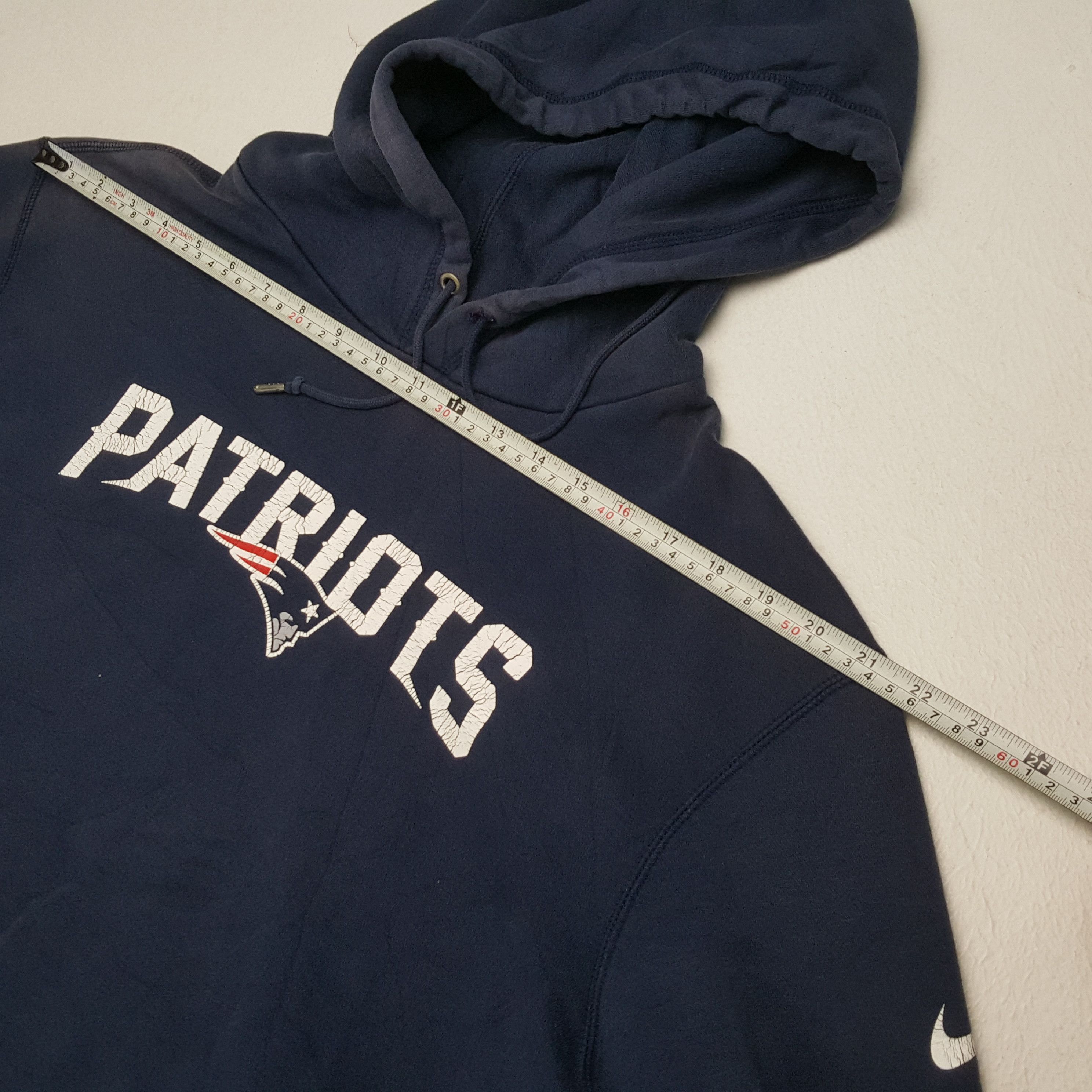 NFL × Nike × Vintage NIKE PATRIOTS NFL American Football Team Hoodies Size US XXL / EU 58 / 5 - 5 Thumbnail