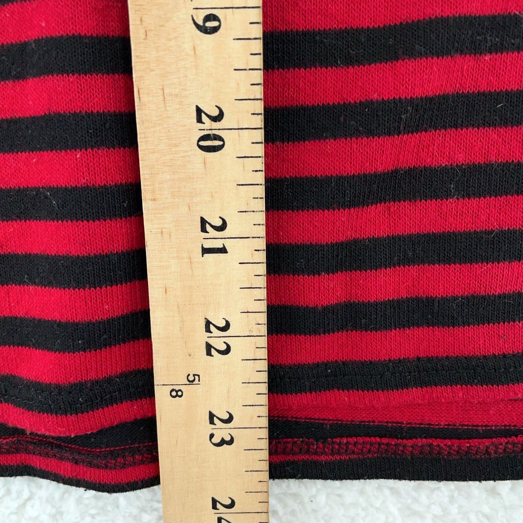 Vintage VINTAGE KUT from the Kloth Shirt Top Women 2XL Red Black Stripe Long Sleeve USA Shirt Size XXL / US 16-18 / IT 52-54 - 7 Thumbnail