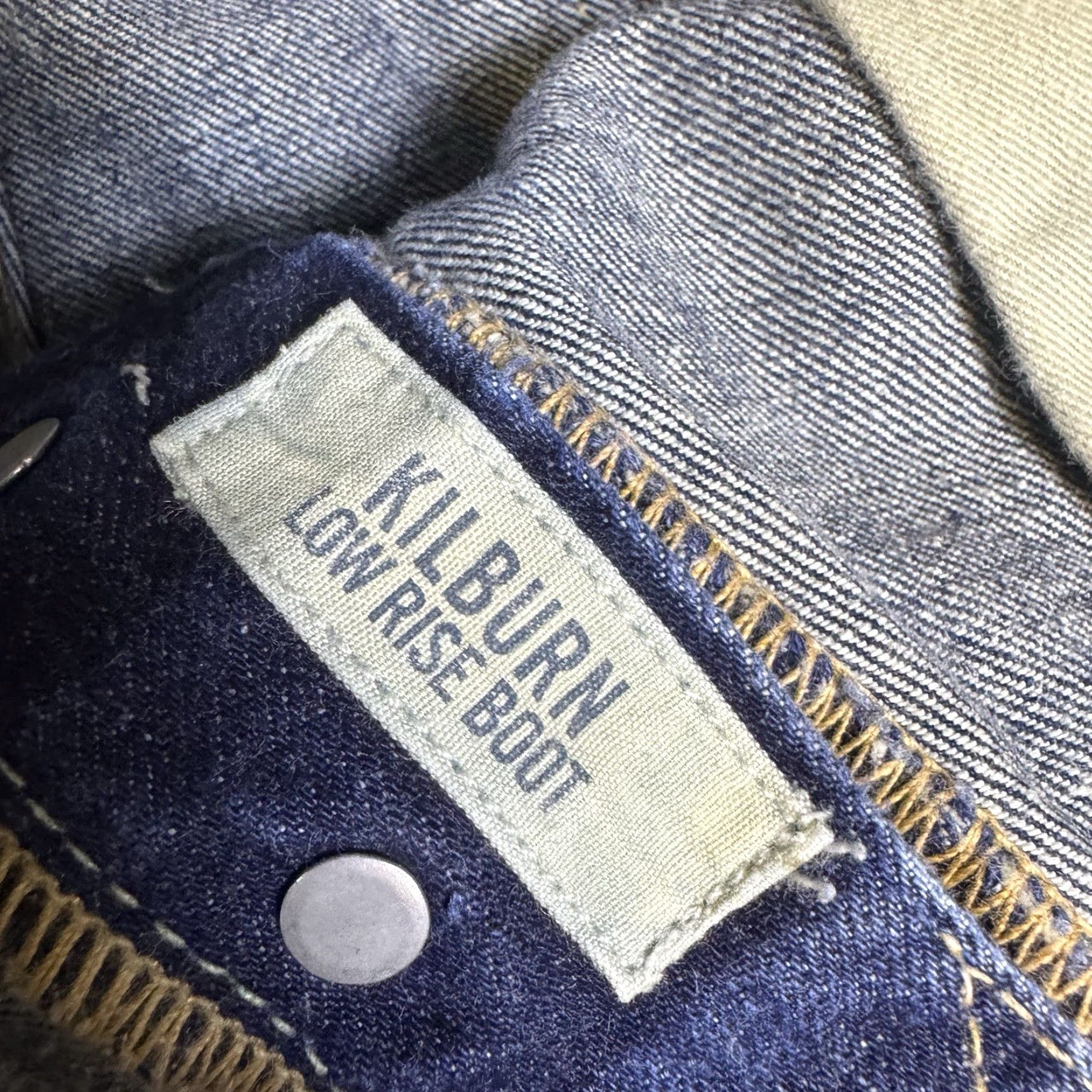 Abercrombie & Fitch Abercrombie & Fitch Kilburn Jeans Men 36x32 Vintage Lowrise Boot Whisker Denim Y2K Jeans Regular 5-Pocket Blue Mens Size US 36 / EU 52 - 6 Thumbnail