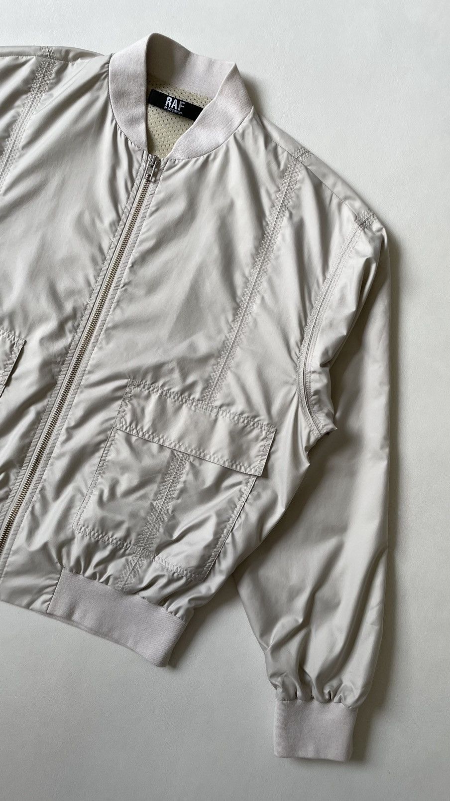 Raf Simons Mid 2000s Sample Nylon Bomber Jacket Size US M / EU 48-50 / 2 - 5 Thumbnail