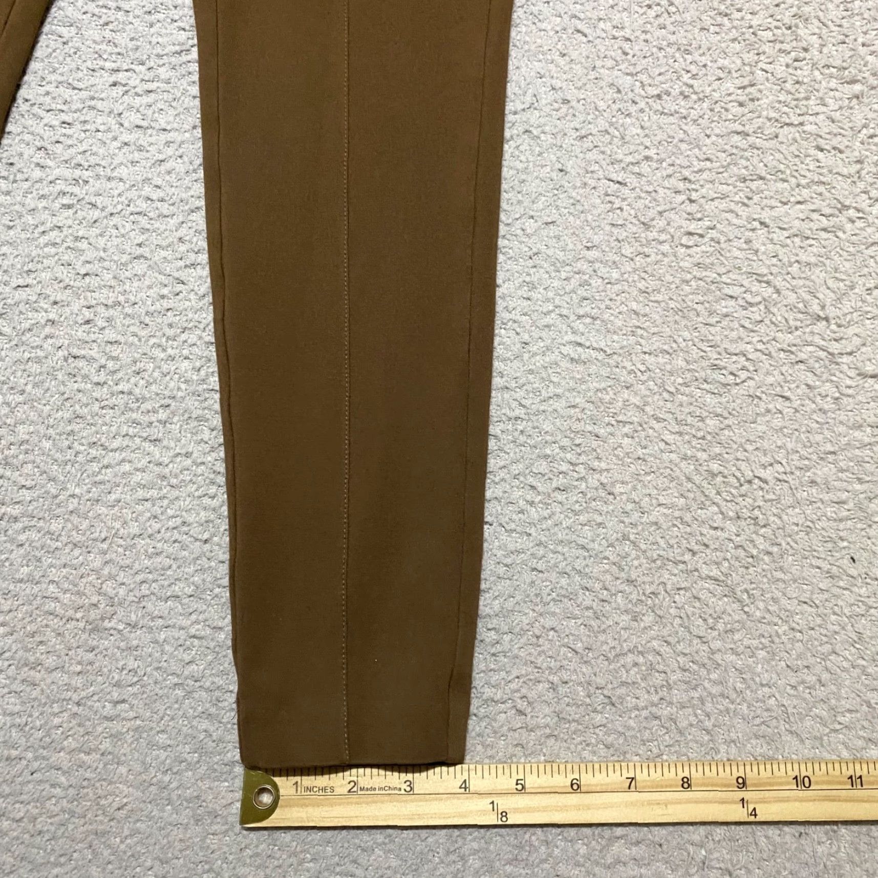 J. Jill J. Jill Womens Pants Leggings PS Brown Skinny Ponte Ankle Pull On Mid Rise Size 28" / US 6 / IT 42 - 5 Thumbnail