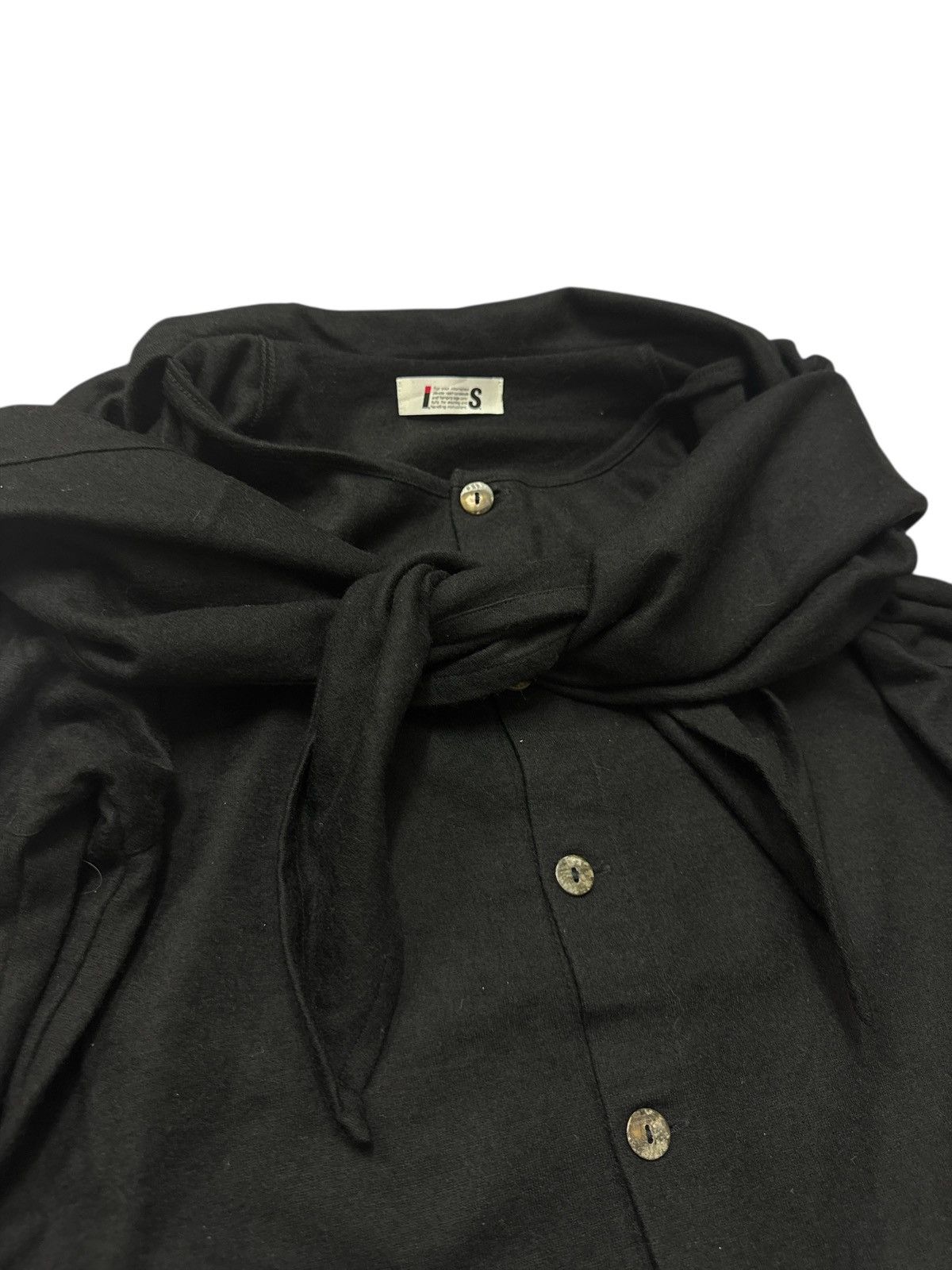 Issey Miyake VINTAGE ISSEY MIYAKE SPORTS CAPE WOOL CARDIGAN SHIRT Size M / US 6-8 / IT 42-44 - 3 Thumbnail