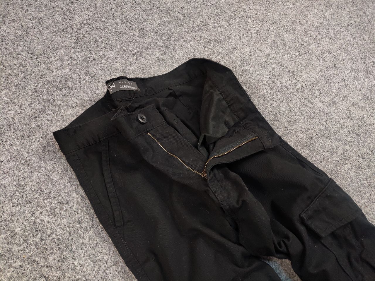 Japanese Brand Vintage 90's Japanese design black multi pocket Cargo Pants Size US 34 / EU 50 - 12 Thumbnail