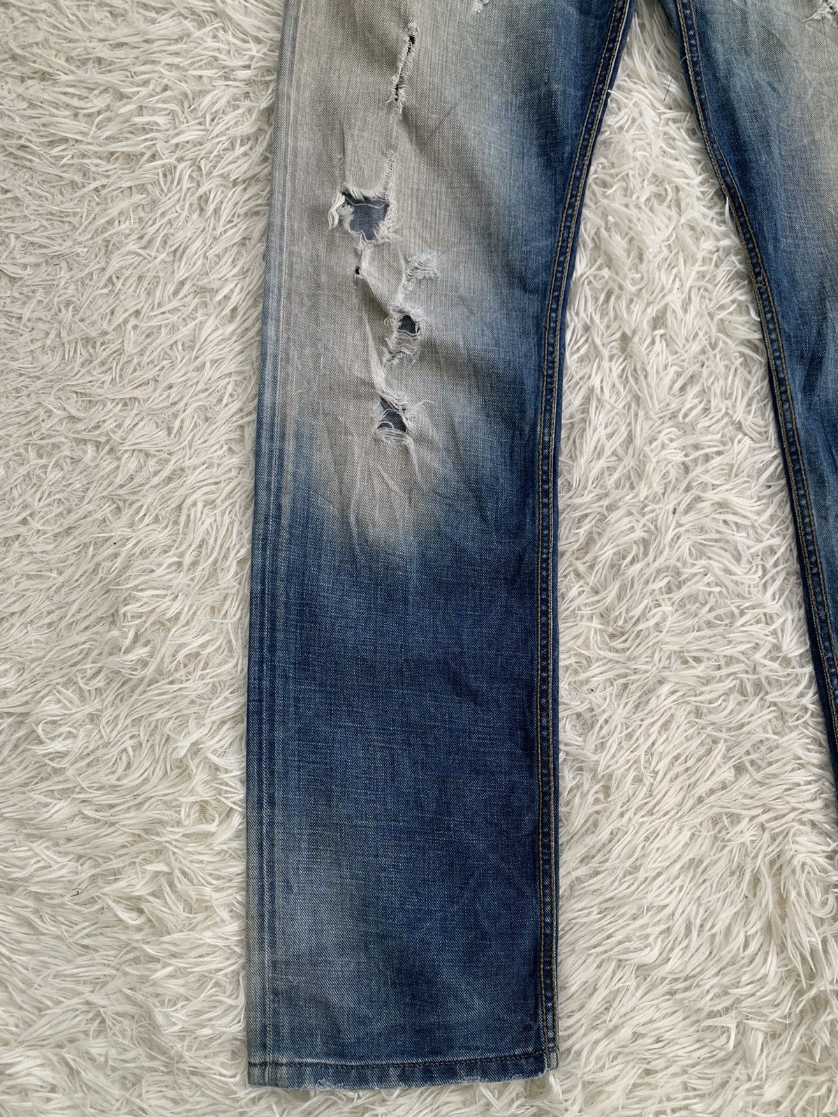 Diesel Distress Diesel Blue Eyecons 2014/1 Edition Denim Pant Size US 35 - 5 Thumbnail