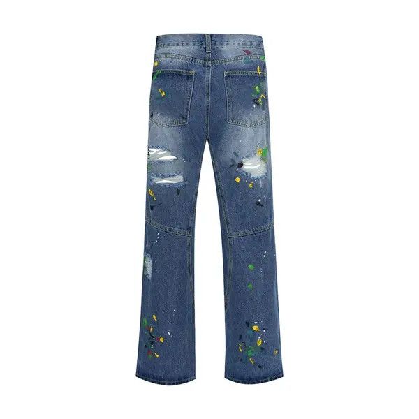 VIBE paint flare damaged ripped jeans Size US 28 / EU 44 - 2 Thumbnail