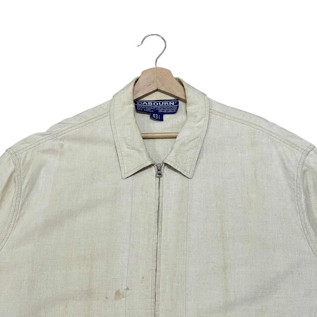 Nigel Cabourn Vintage Nigel Cabourn 80’s Linen Cotton Work Chore Jacket Size US XXL / EU 58 / 5 - 6 Thumbnail