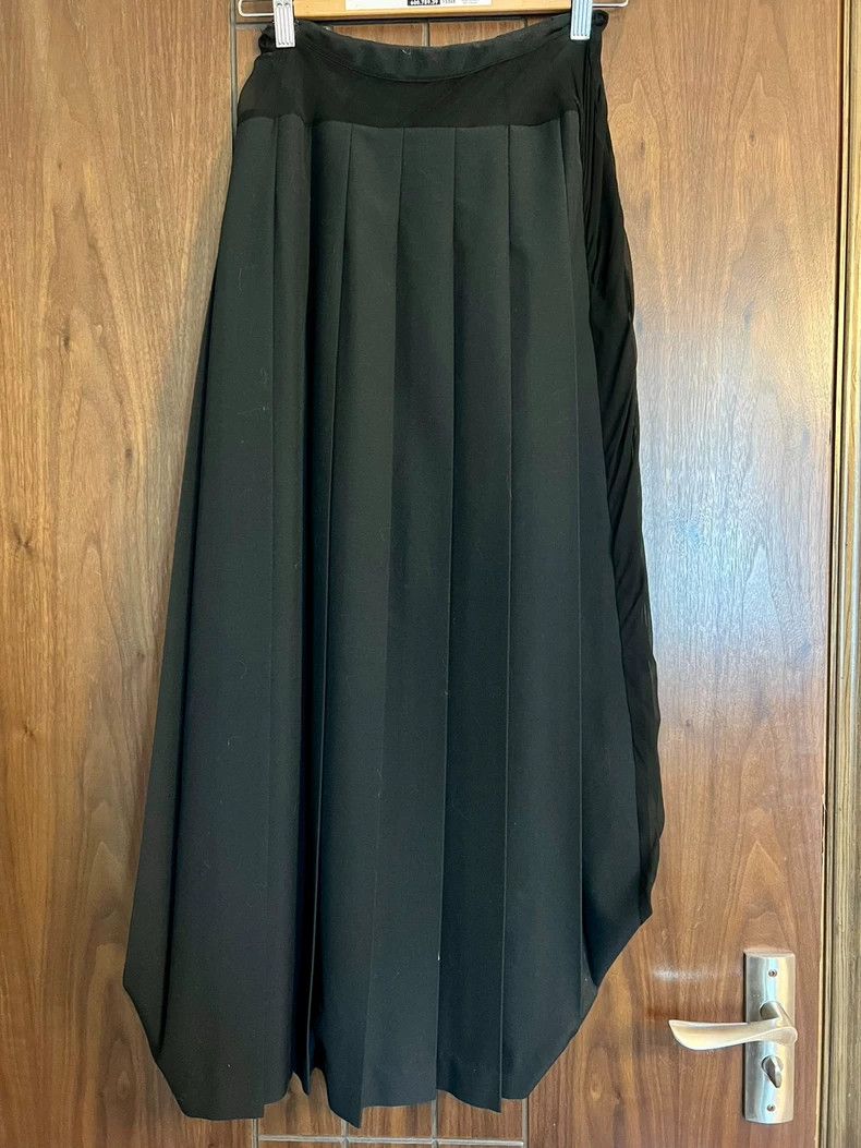 Comme des Garcons Comme Des Garcons size S Patchwork tulle wool pleated skir Size 24" / US 00 / IT 34 - 2 Thumbnail