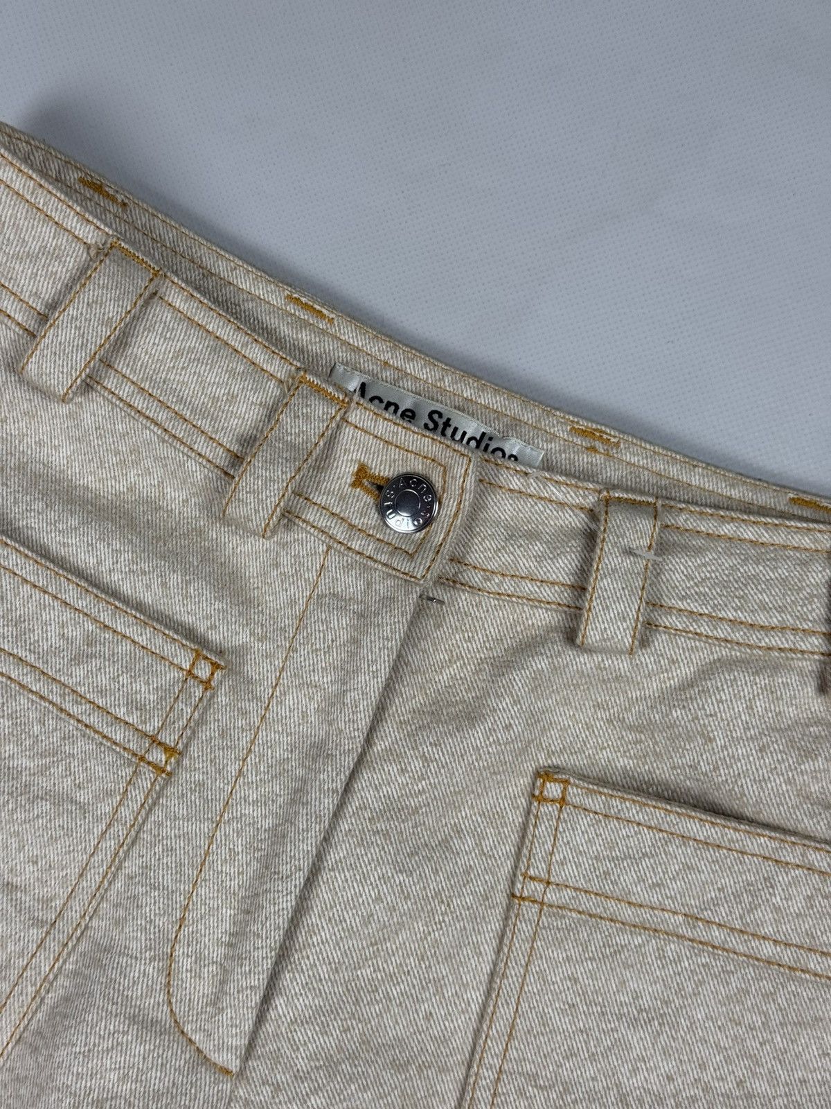 Acne Studios Acne Studios Milford W AS PAW 16 Cropped Work Trousers Jeans Size 24" / US 00 / IT 34 - 11 Thumbnail