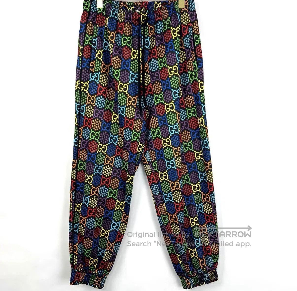 Gucci Multi-Colored Patterned Casual Pants. Size US 36 / EU 52 - 1 Thumbnail