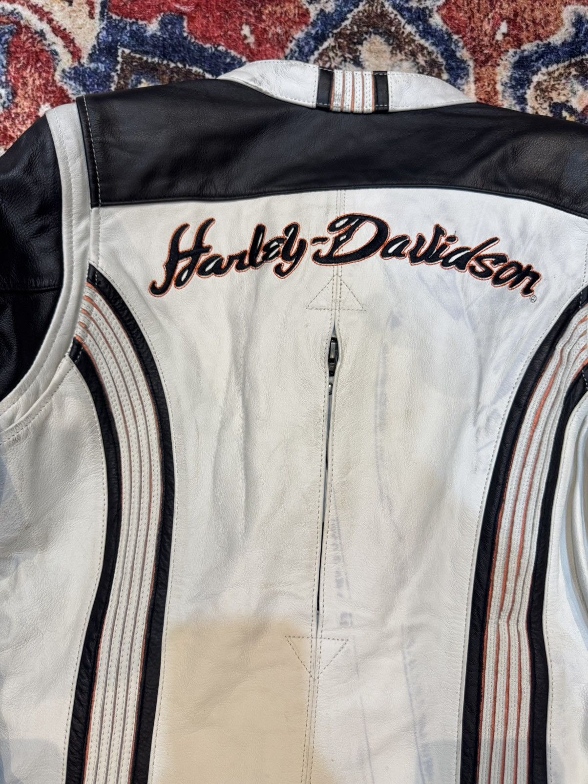 Harley Davidson Harley Davidson Leather Jacket Bike Vintage Size US M / EU 48-50 / 2 - 2 Thumbnail
