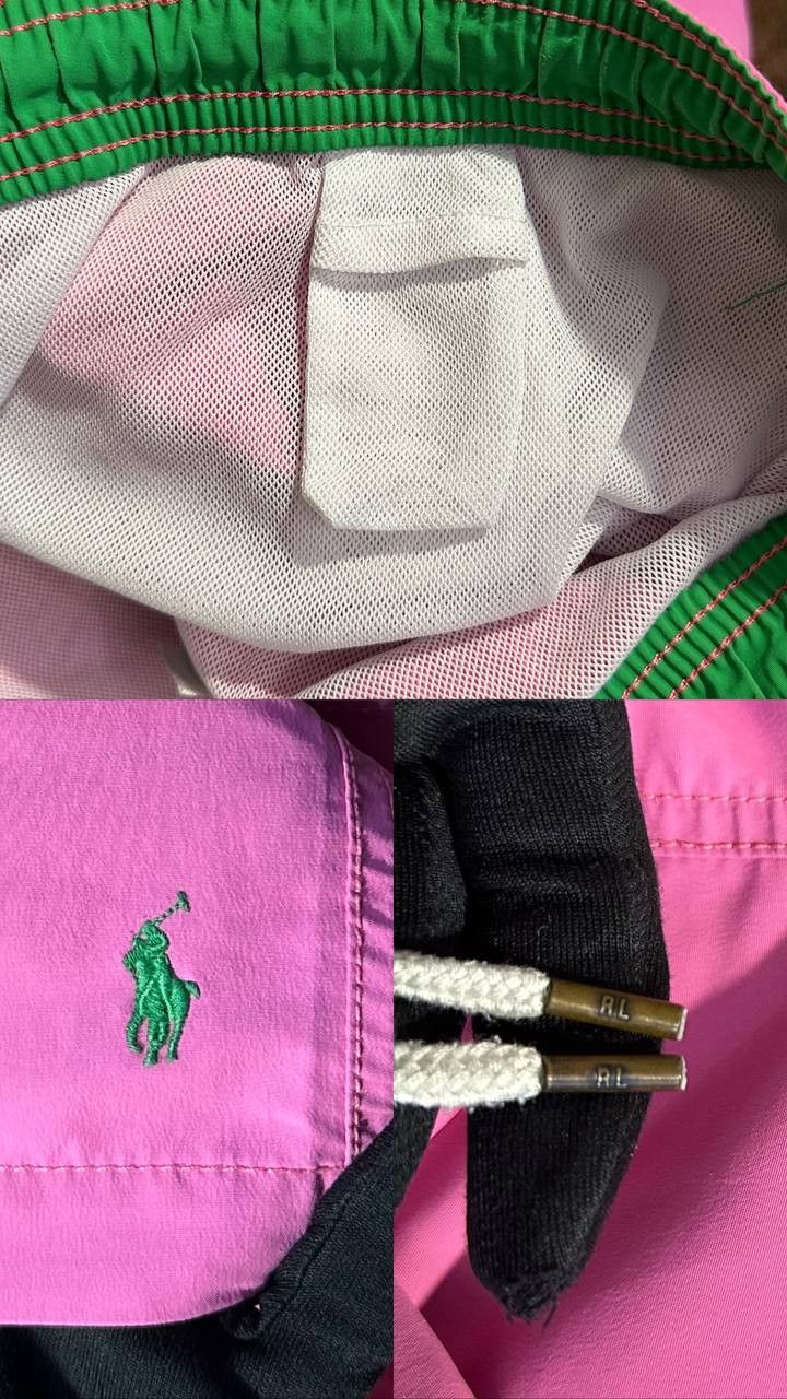 Polo Ralph Lauren Polo Ralph Lauren Swimwear Swim Shorts pink pony Beach Size 27" / US 4 / IT 40 - 6 Thumbnail
