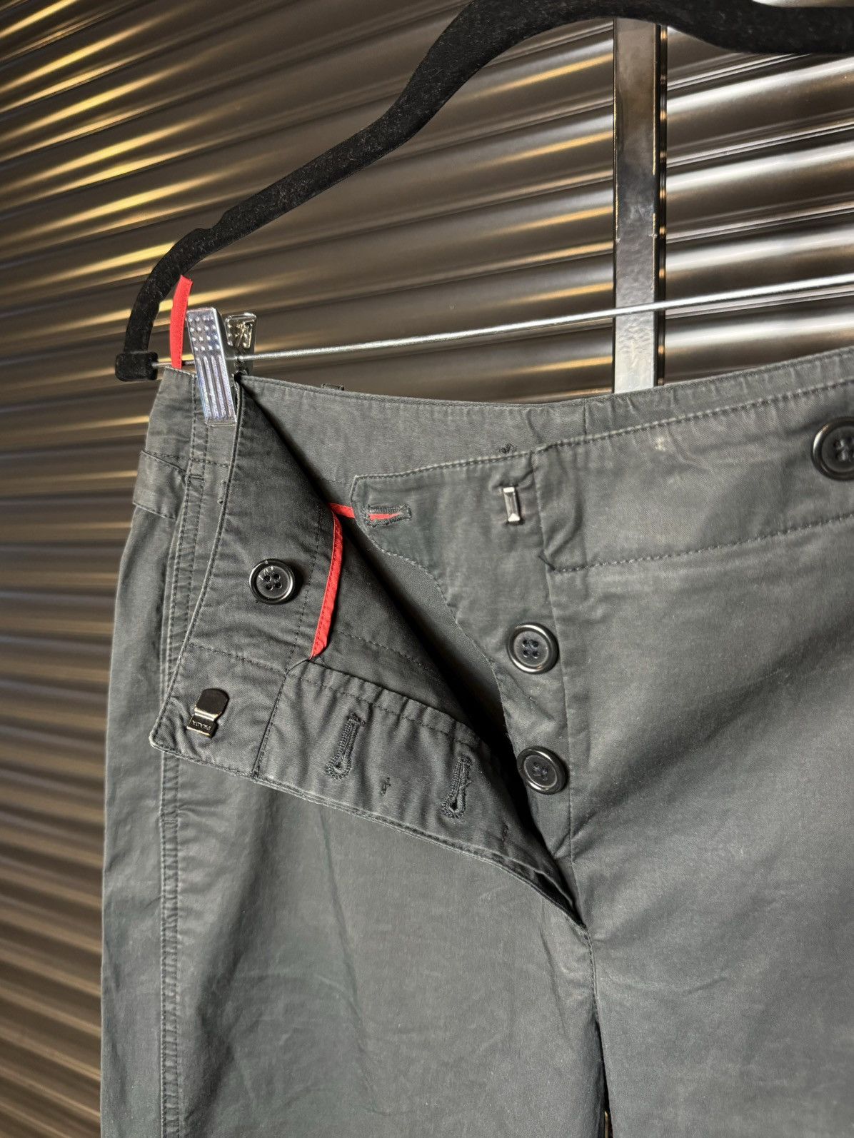 Prada Prada Black Cotton Trouser Pants - 44 Size US 32 / EU 48 - 3 Thumbnail