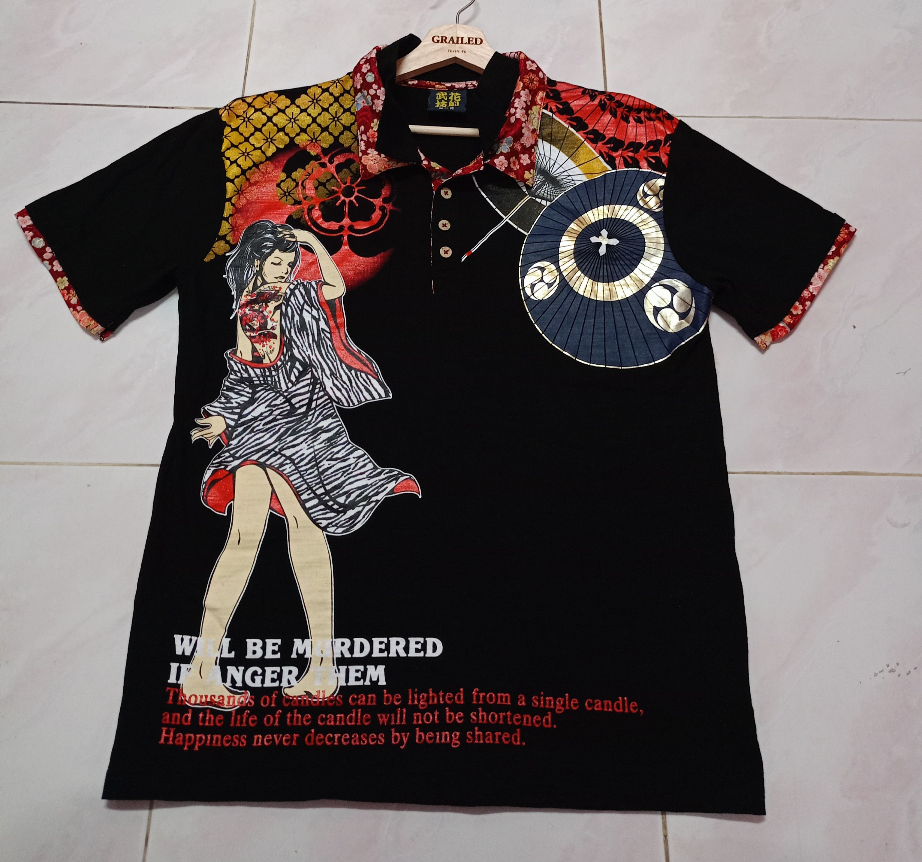 Japanese Brand 💥 polo Double koler sukajan X vintage Japan💥 Size US L / EU 52-54 / 3 - 1 Thumbnail