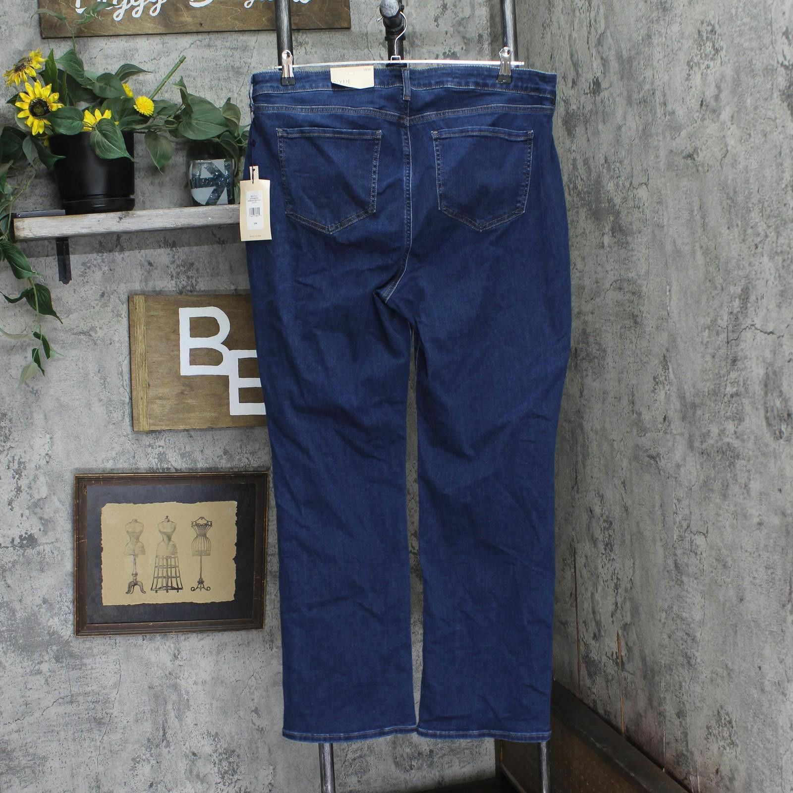 Other Nwt Nydj High Rise Bootcut Jeans Wpribb8516 Quinn Blue 18w Size 40" / US 18 - 2 Thumbnail