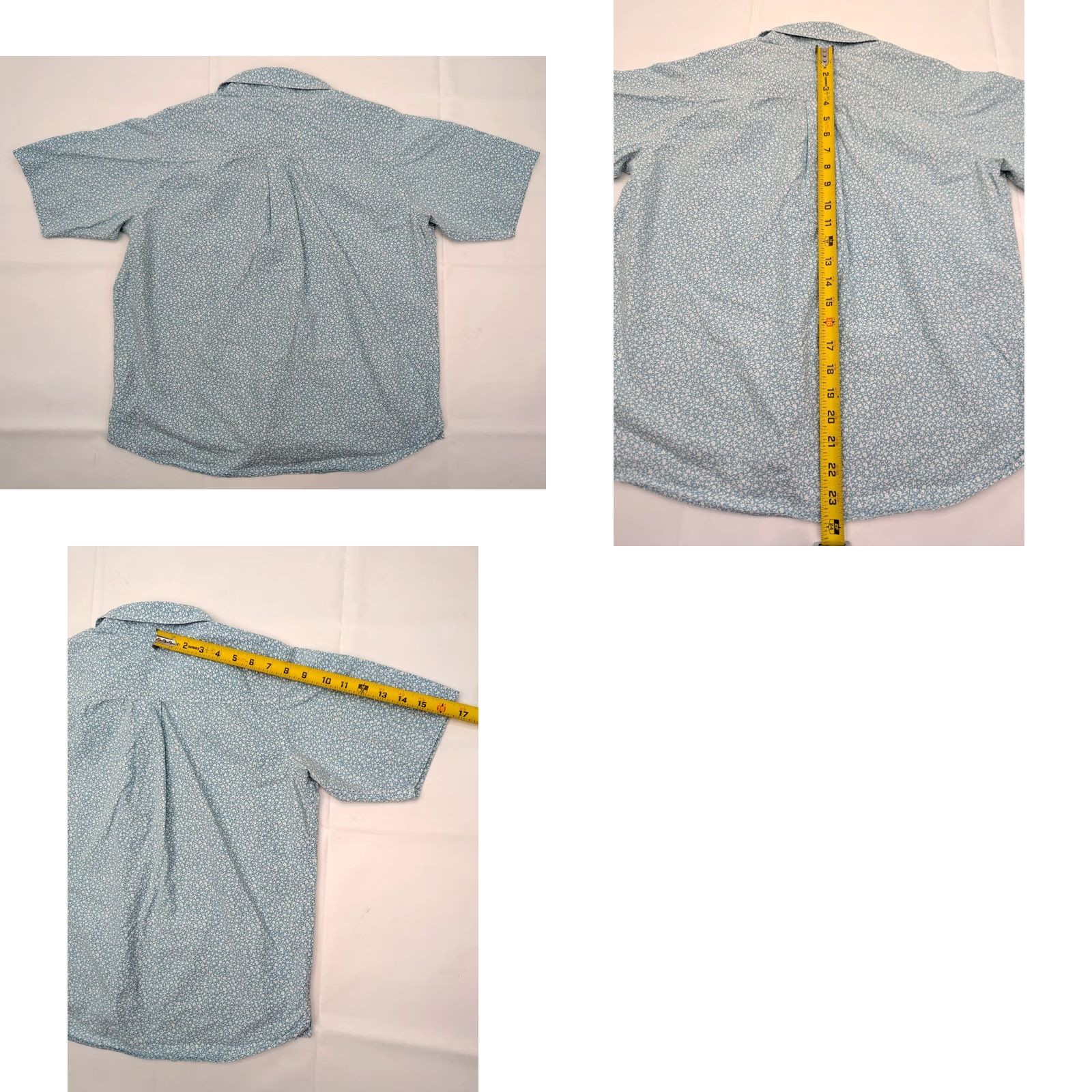 Sperry Sperry Button-Up Shirt - Women's Cotton Short Sleeve Hawaiian Style Blue Abstract Pattern, XS, Regular Fit, Blue Size XS / US 0-2 / IT 36-38 - 8 Thumbnail