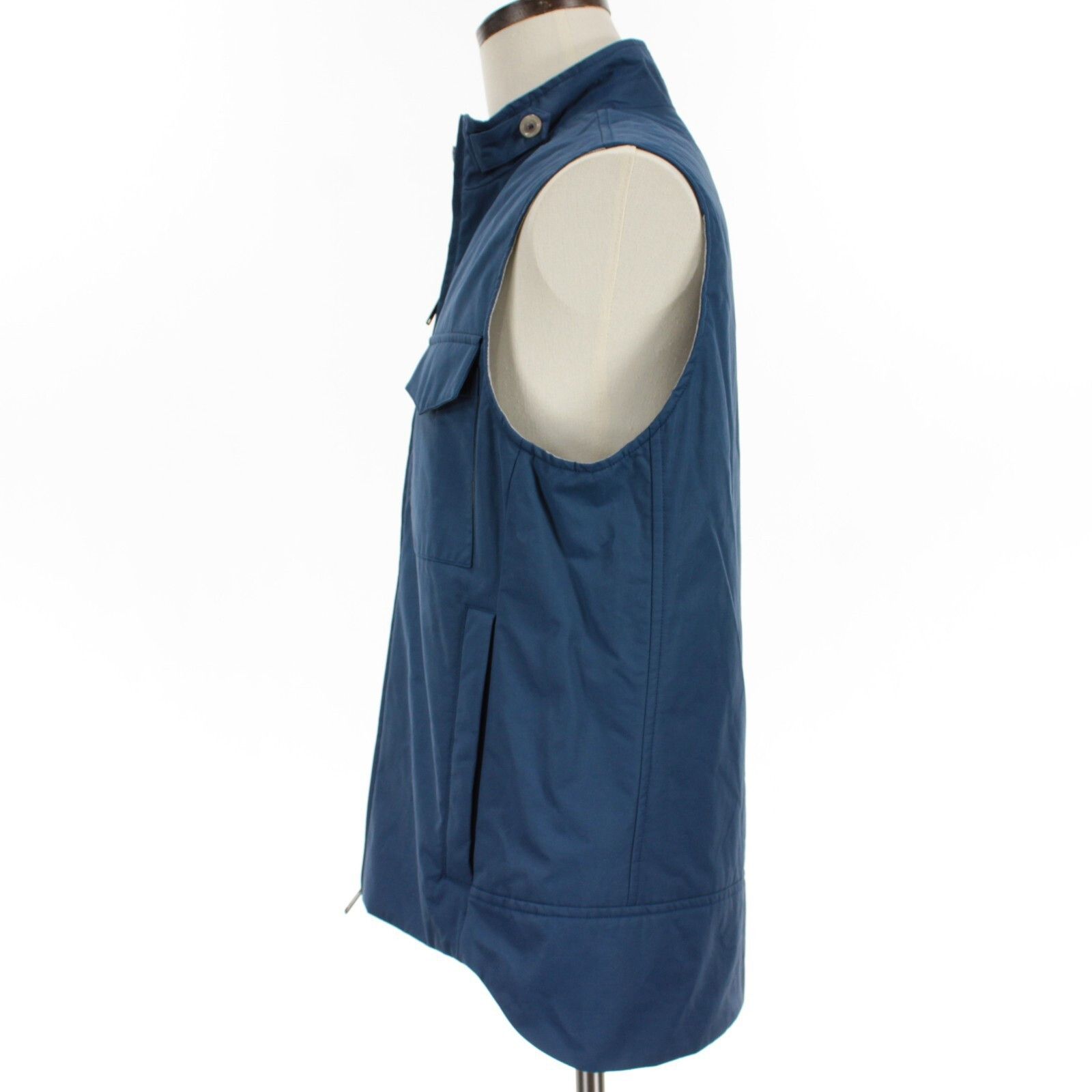 Luciano Barbera Luciano Barbera Vest Size M US In Blue Cotton Blend Size US M / EU 48-50 / 2 - 6 Thumbnail