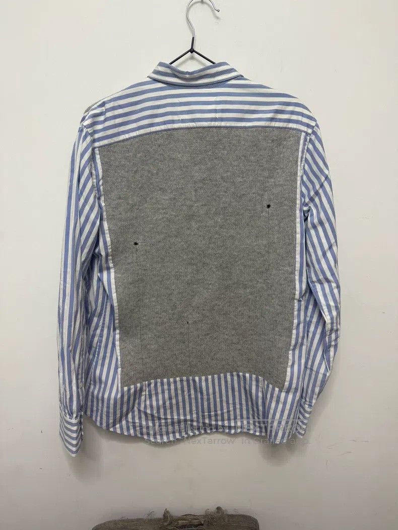 Maison Margiela Maison Margiela Striped knitted fake two-piece shirt Size XS / US 0-2 / IT 36-38 - 2 Thumbnail