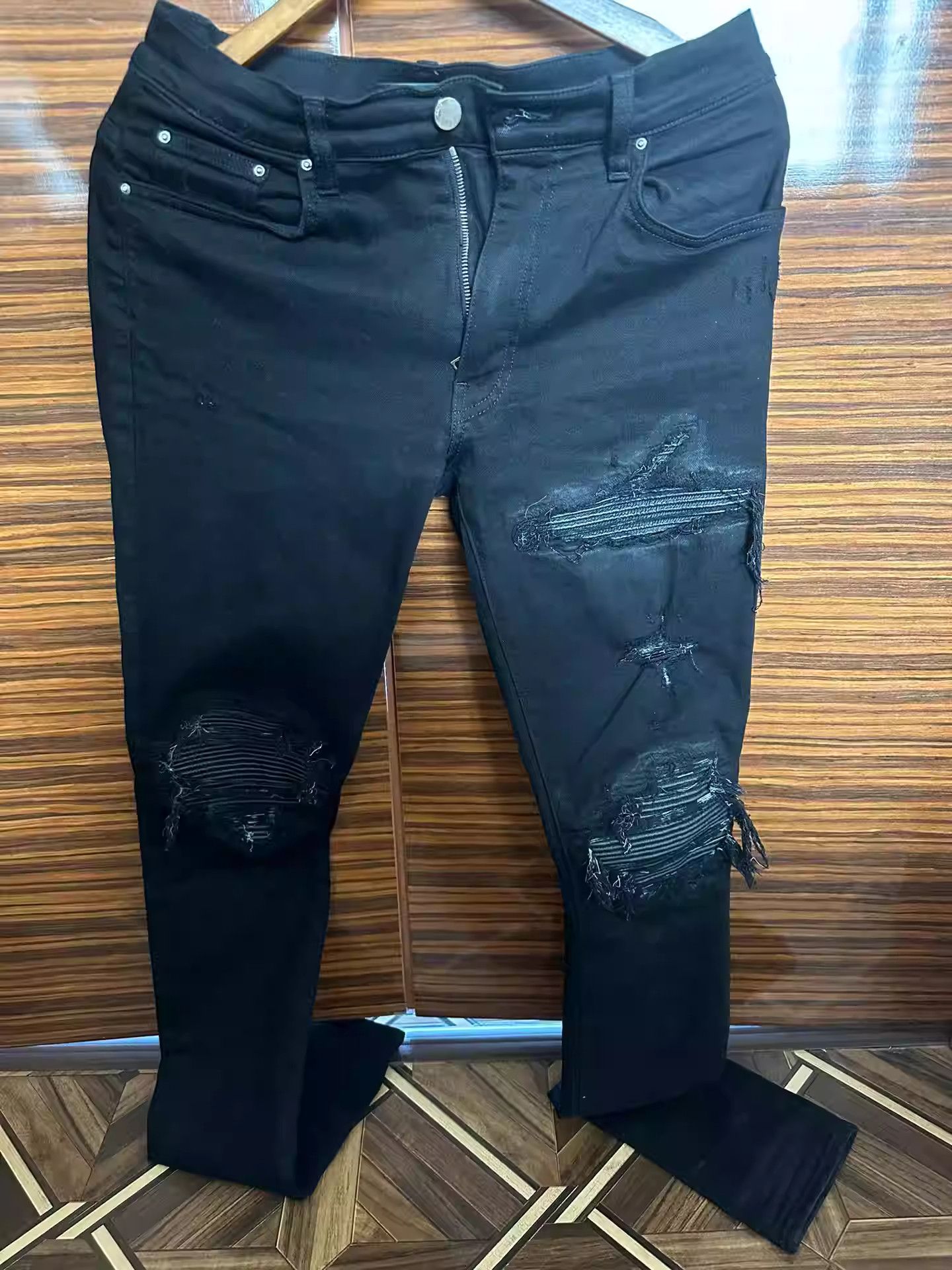Amiri Amiri patchwork jeans Size US 31 - 1 Thumbnail