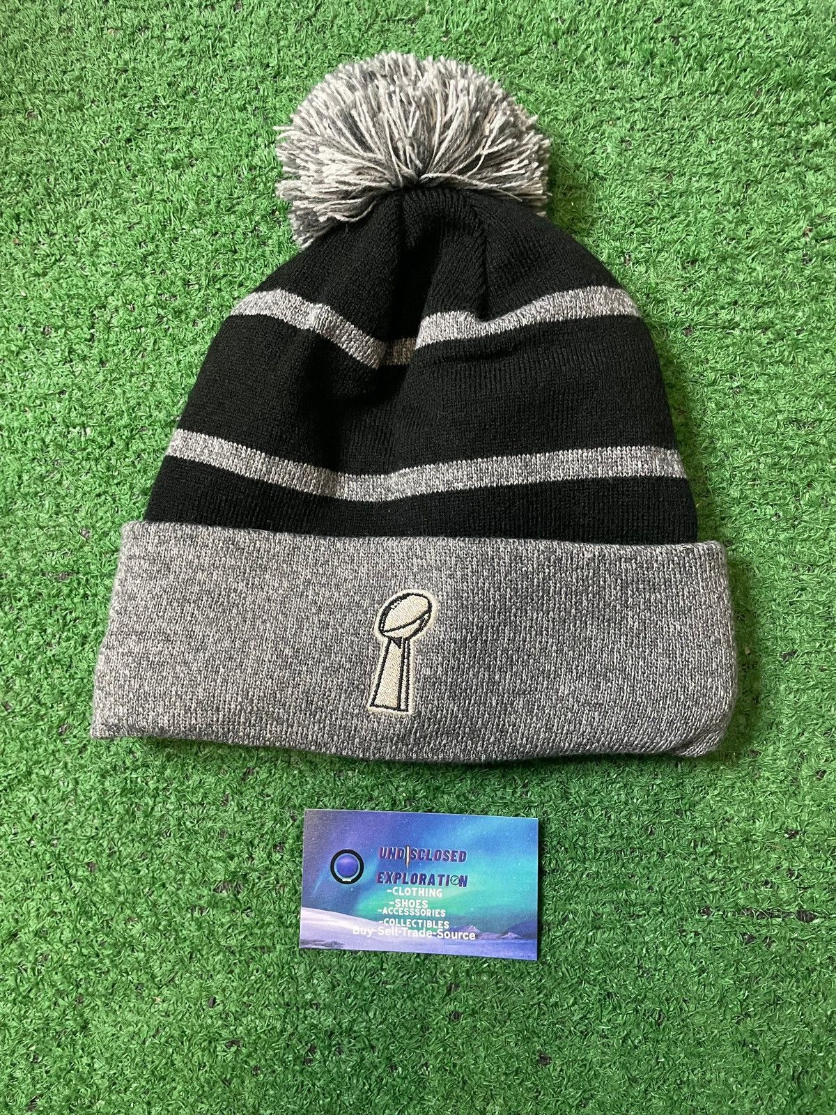 NFL Seattle Seahawks Super Bowl LX Champions Pom Knit beanie Size ONE SIZE - 2 Thumbnail