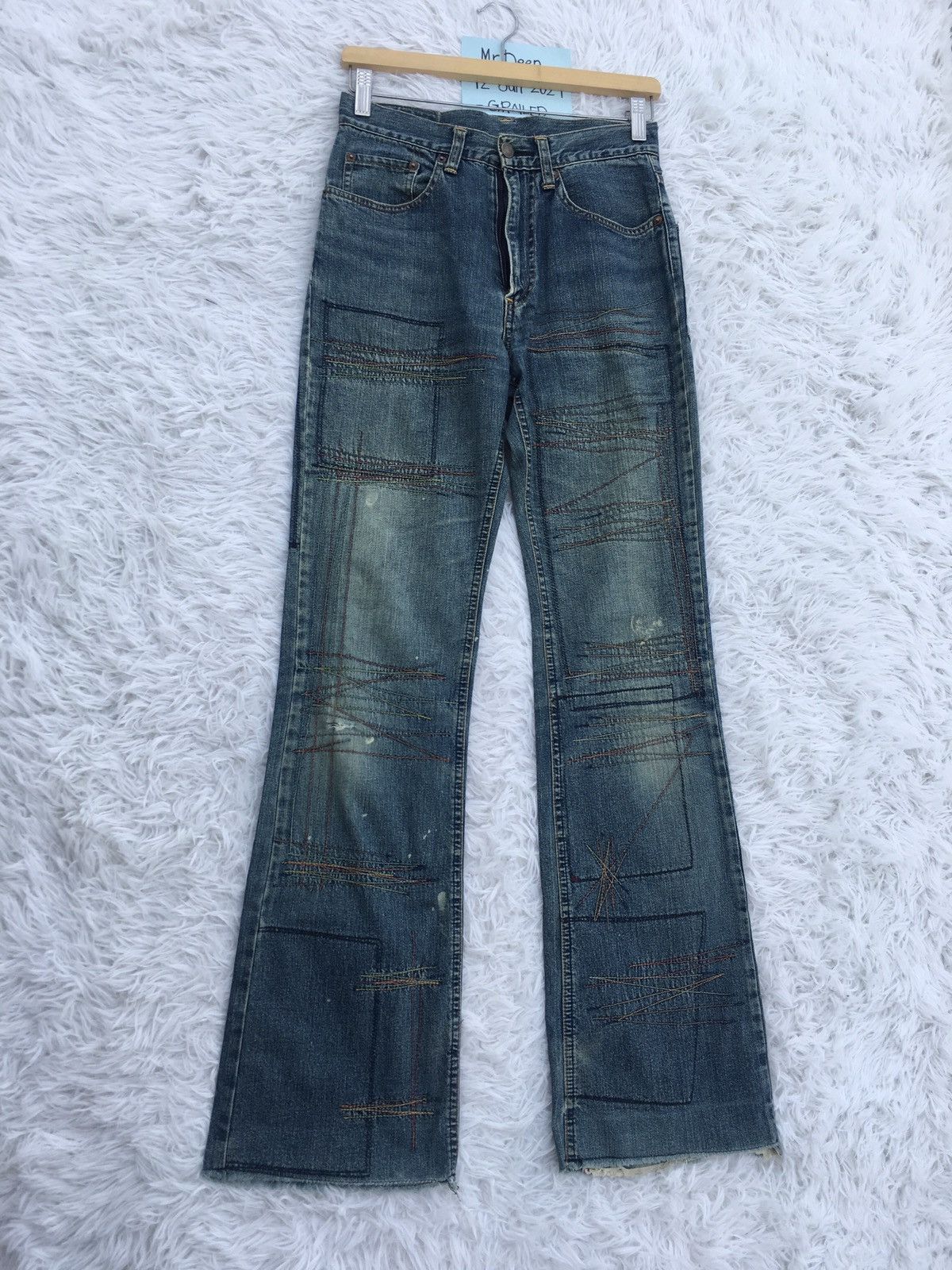 Hysteric Glamour Rare Vintage Hysteric Glamour Kinky Patchwork Jeans Size 28" / US 6 / IT 42 - 2 Thumbnail