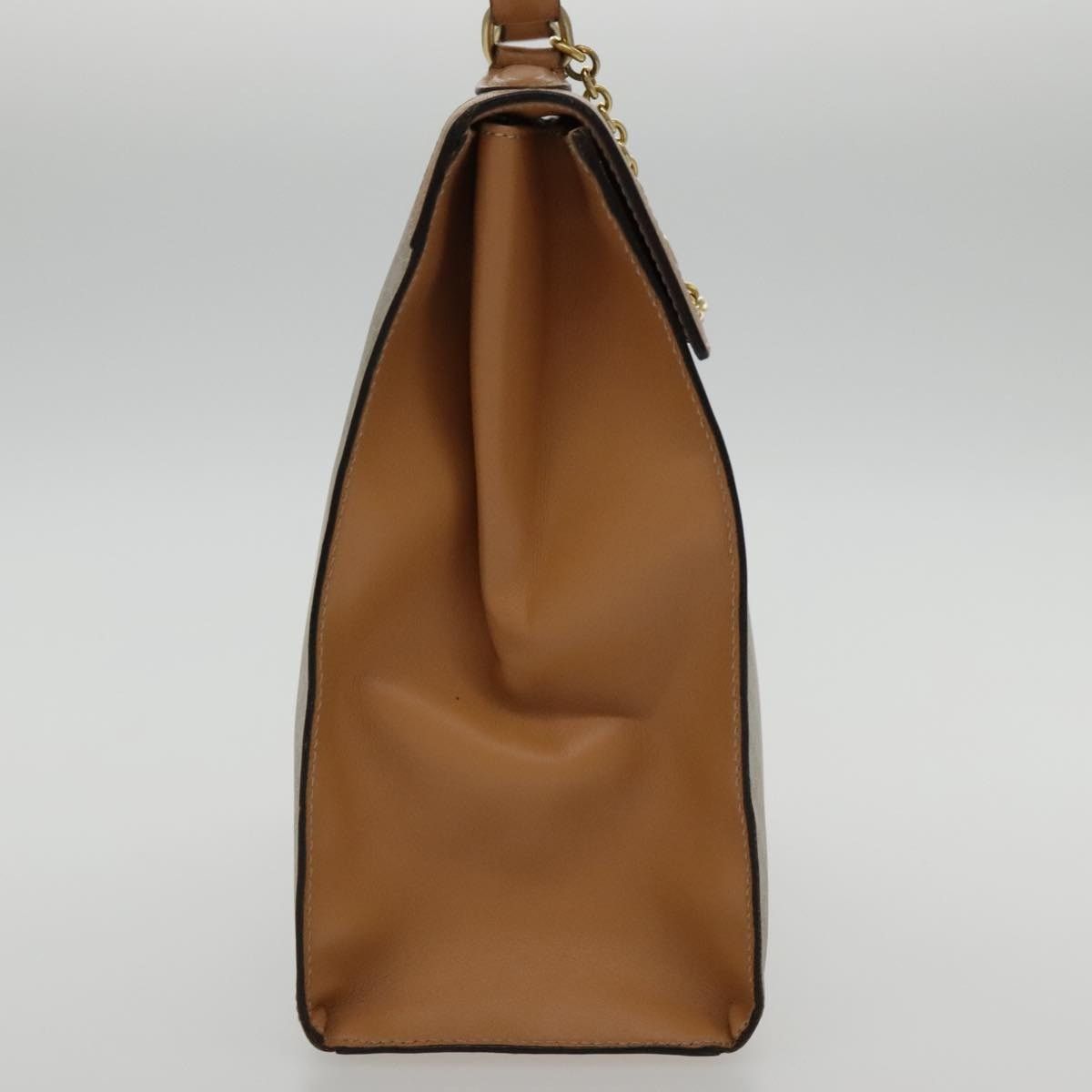Celine CELINE Macadam Canvas Hand Bag Coated Canvas Beige Size ONE SIZE - 4 Thumbnail