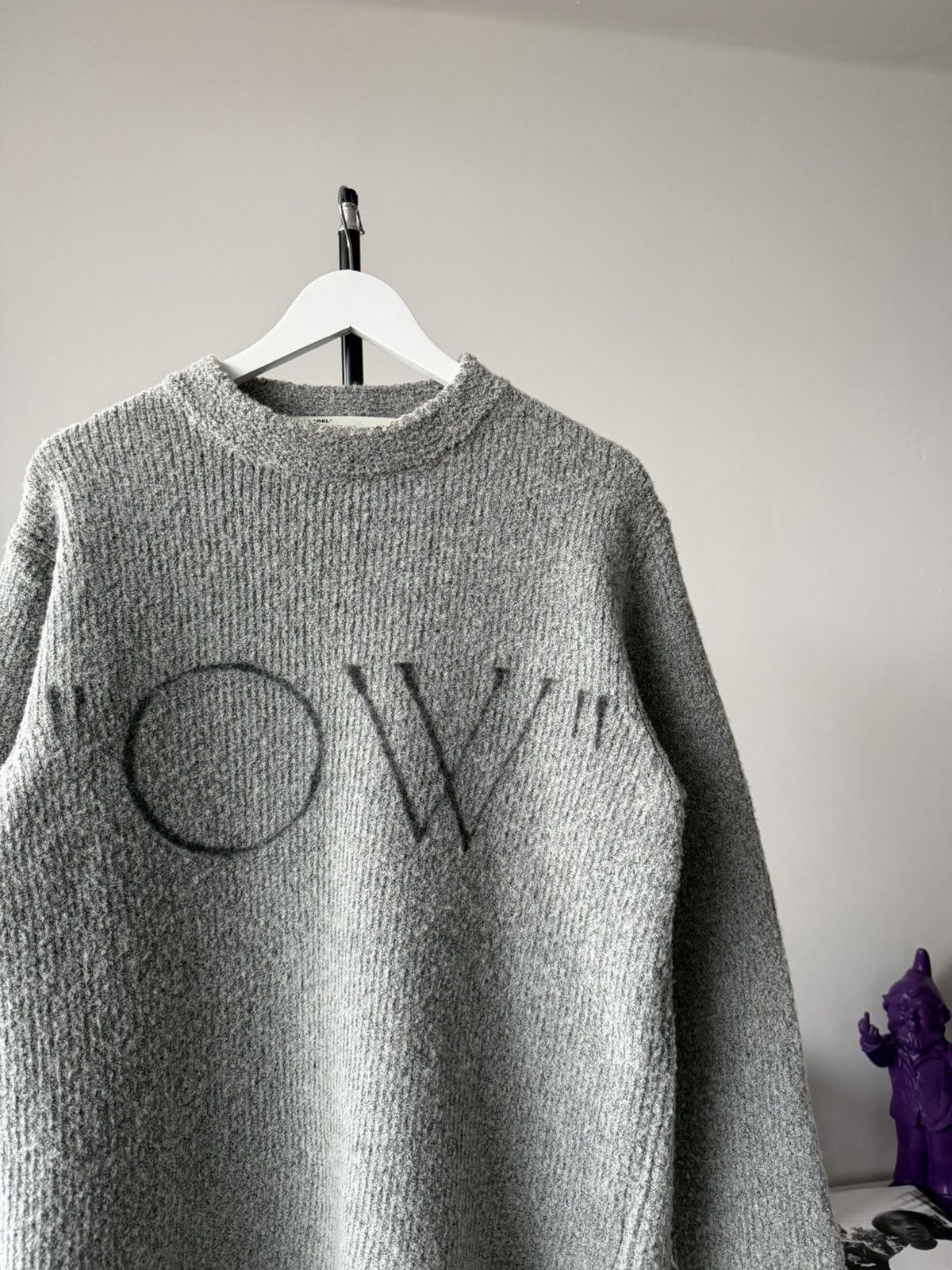 Off-White OFF WHITE vintage knitted sweater Virgil Abloh archive Size US M / EU 48-50 / 2 - 1 Thumbnail
