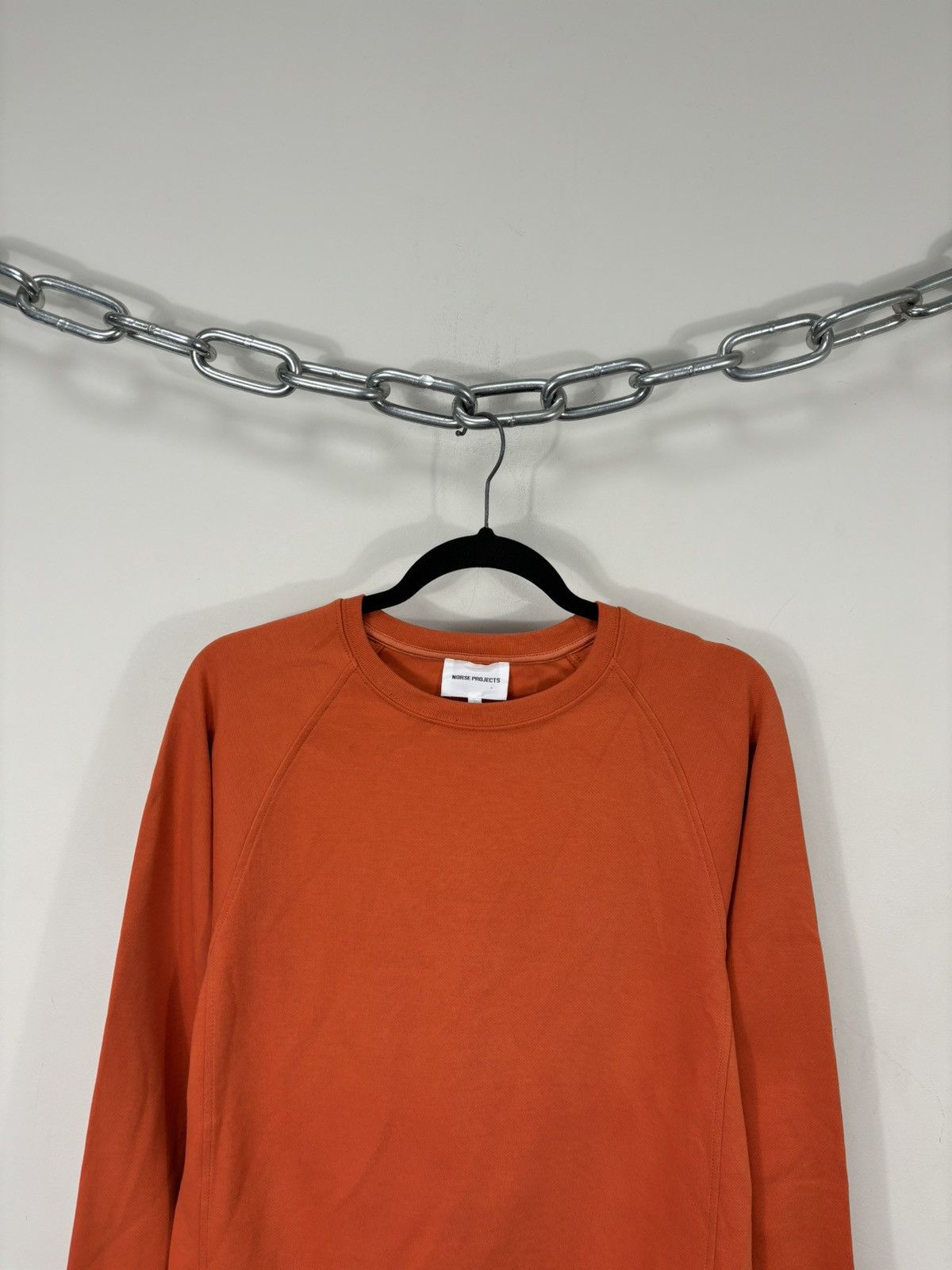 Norse Projects Norse Projects Vorm Summer Interlock Men’s Orange Sweatshirt Size US S / EU 44-46 / 1 - 3 Thumbnail