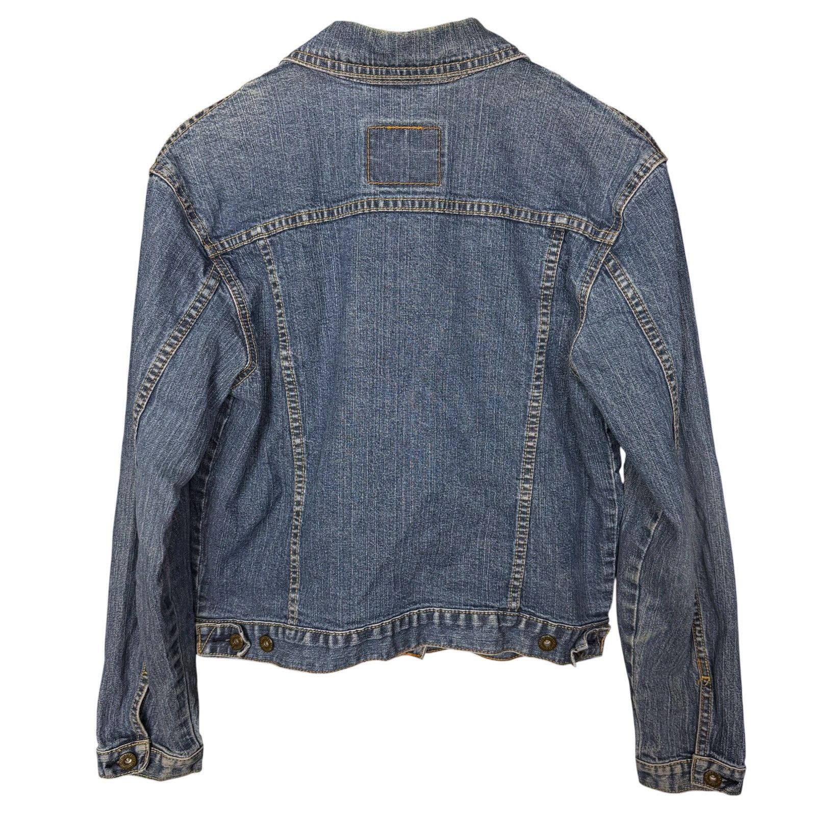 Levi's Levi Strauss Women's Small 4/6 Light Denim Jean Trucker Size S / US 4 / IT 40 - 2 Thumbnail