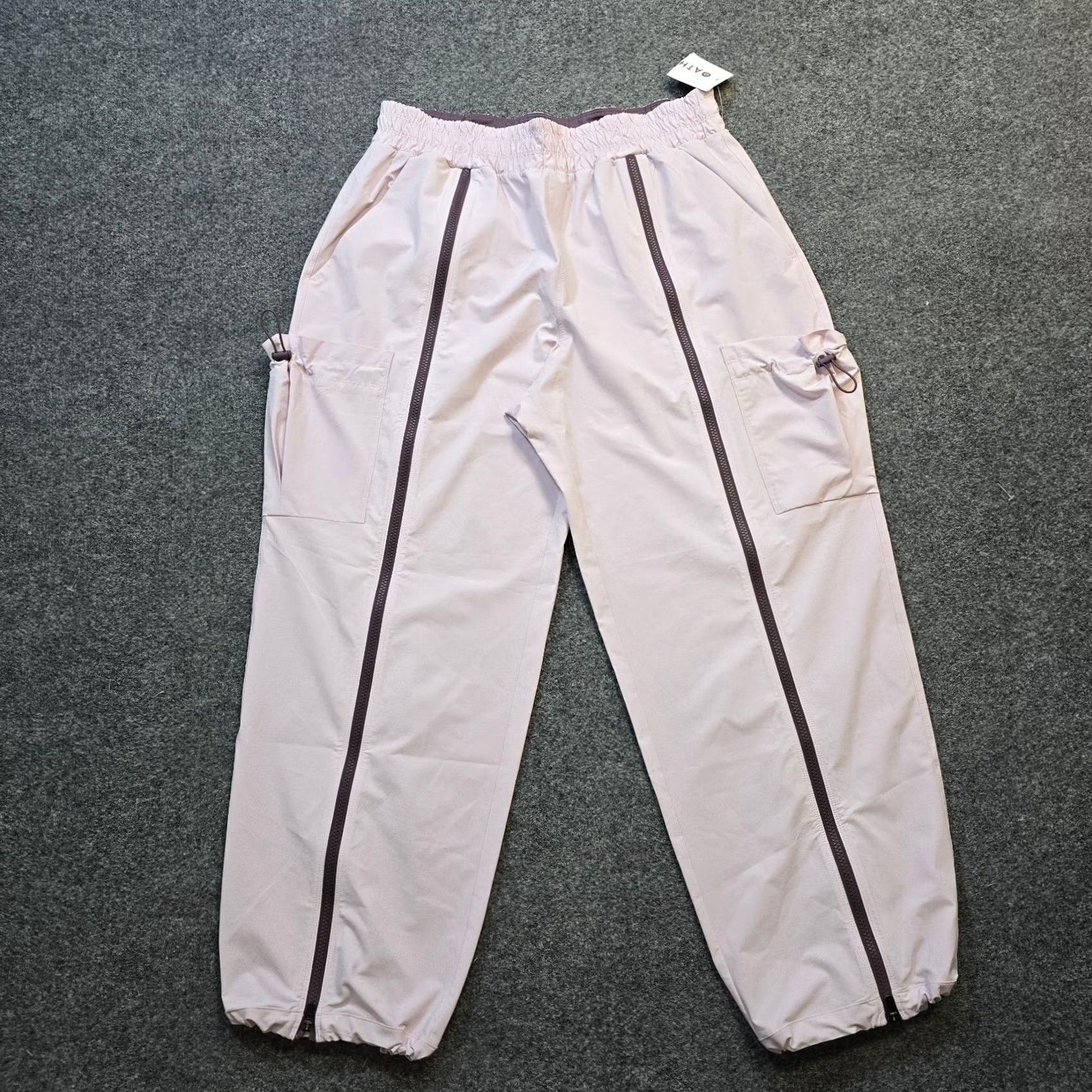 Athleta Athleta Pants Womens Large Purple Stay Fly Joggers Cargo Pull On Casual Size 36" / US 14 / IT 50 - 2 Thumbnail