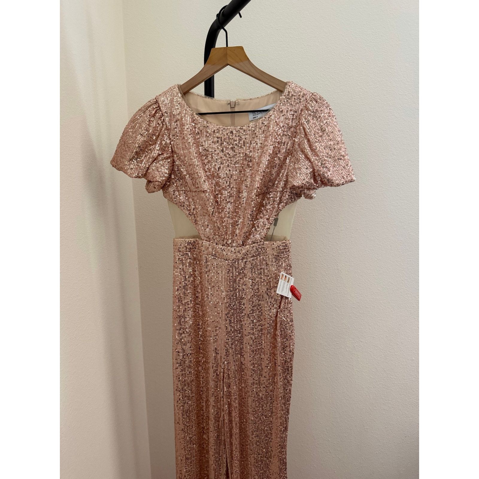 Mac Duggal Formal Short Puff Sleeve Jumpsuit Puff Sleeves Mac Duggal Size 25" / US 0 / IT 36 - 4 Thumbnail
