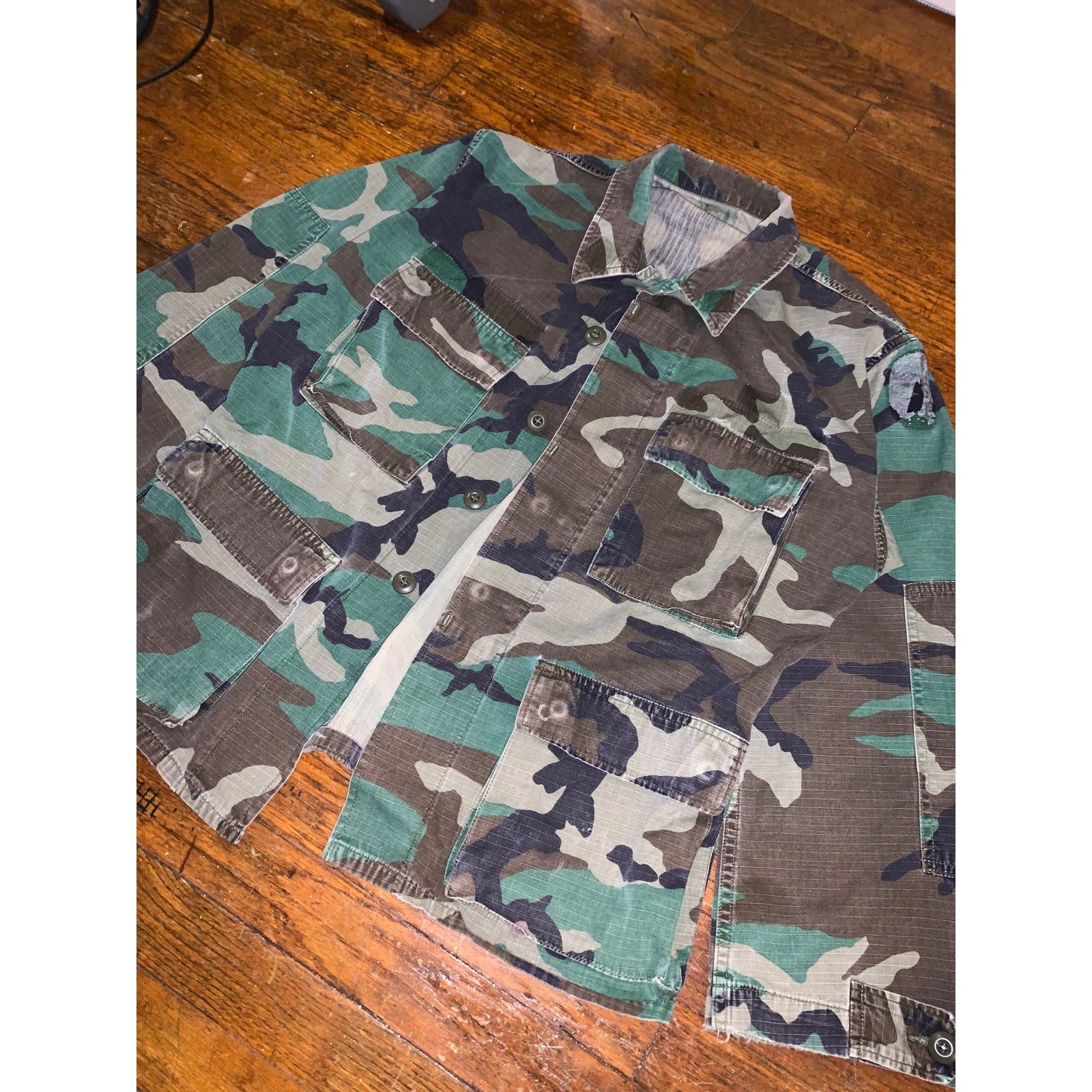 Other × Rothco × Vintage Vintage US Military M81 Woodland Camo BDU Jacket Small Size US S / EU 44-46 / 1 - 3 Thumbnail