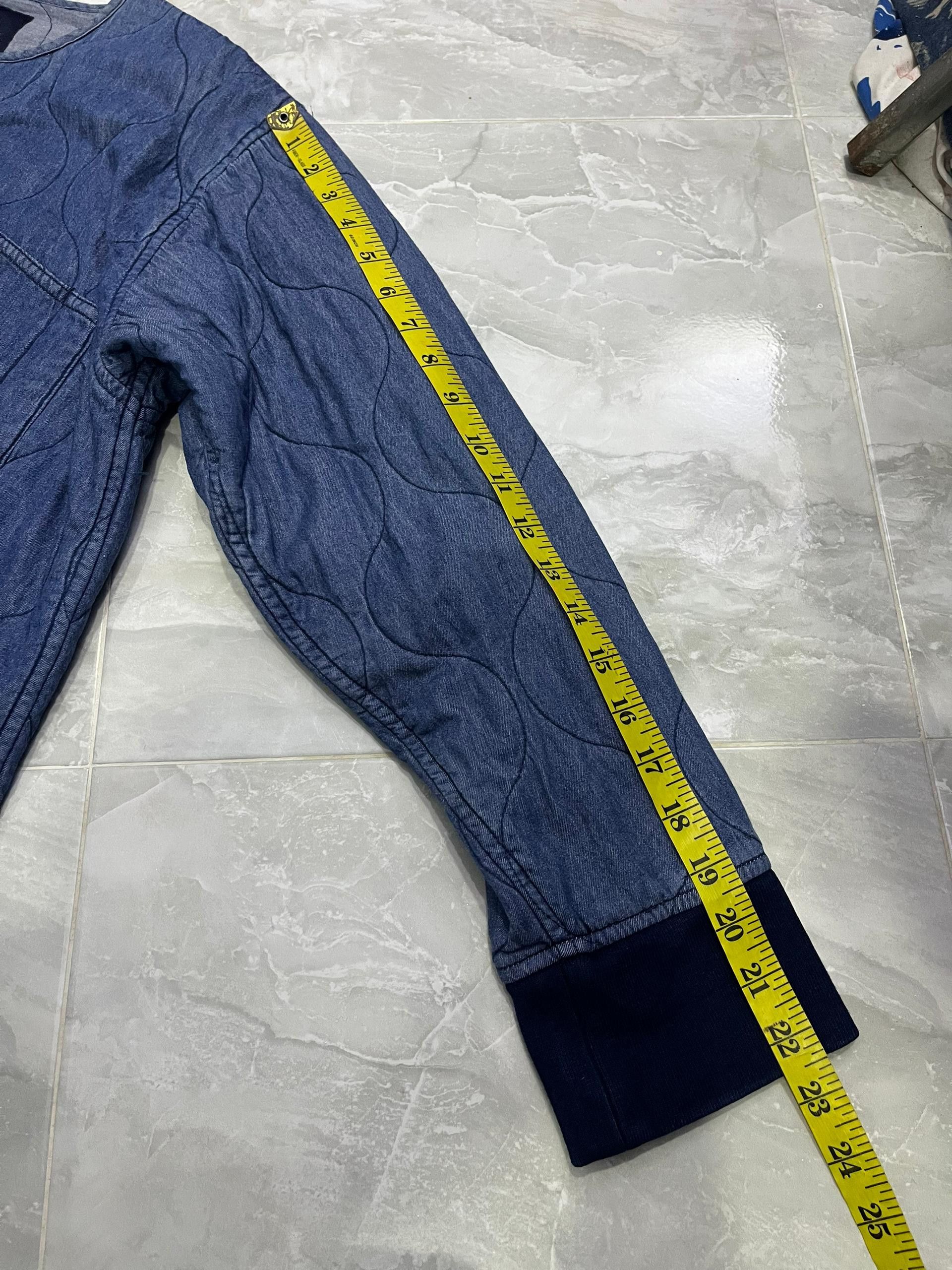 GRN Amina x grn Embroidered Indigo Quilt Jacket Size US L / EU 52-54 / 3 - 18 Thumbnail