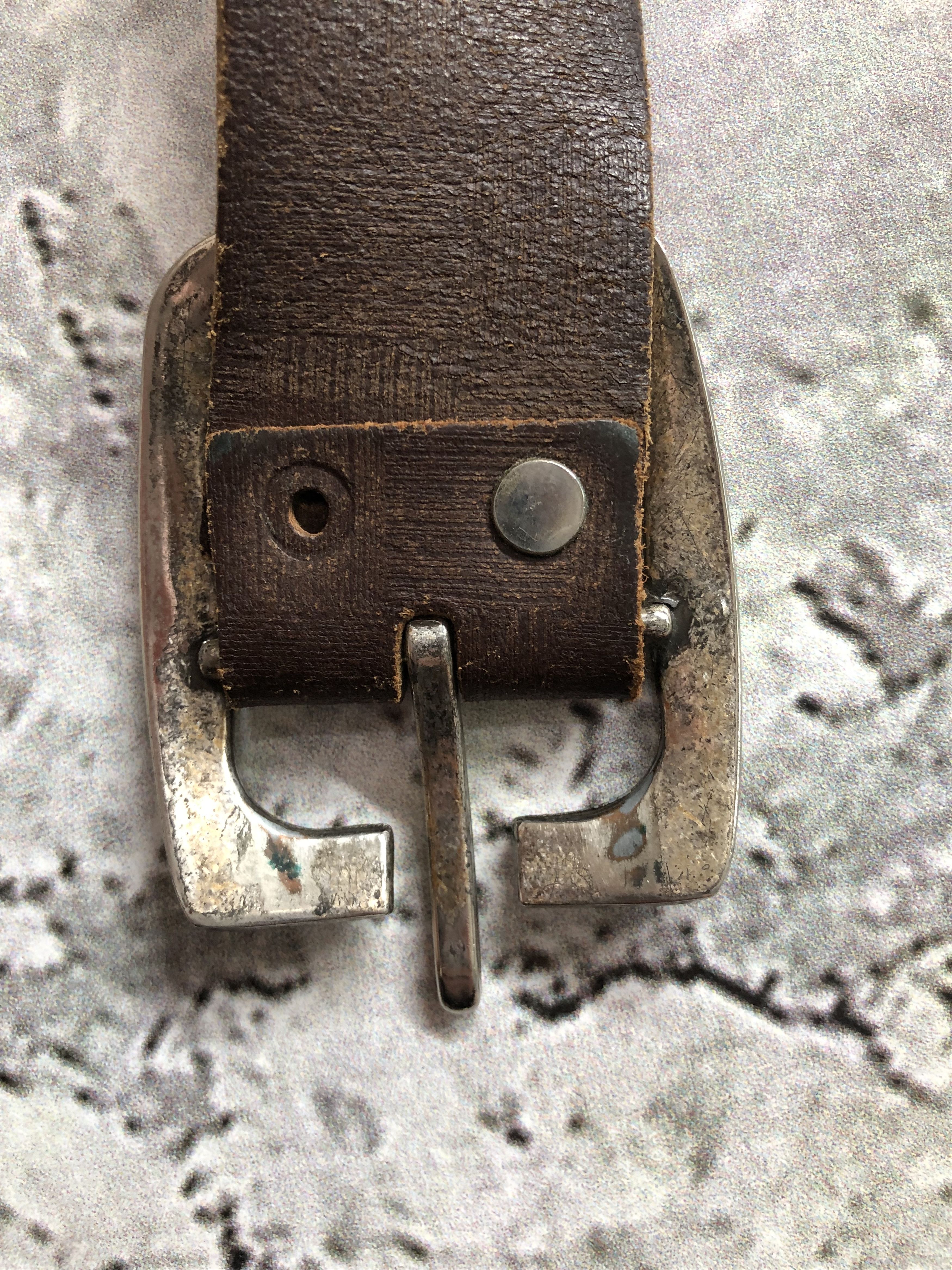 Vintage Vintage Leather Belt Size ONE SIZE - 12 Thumbnail