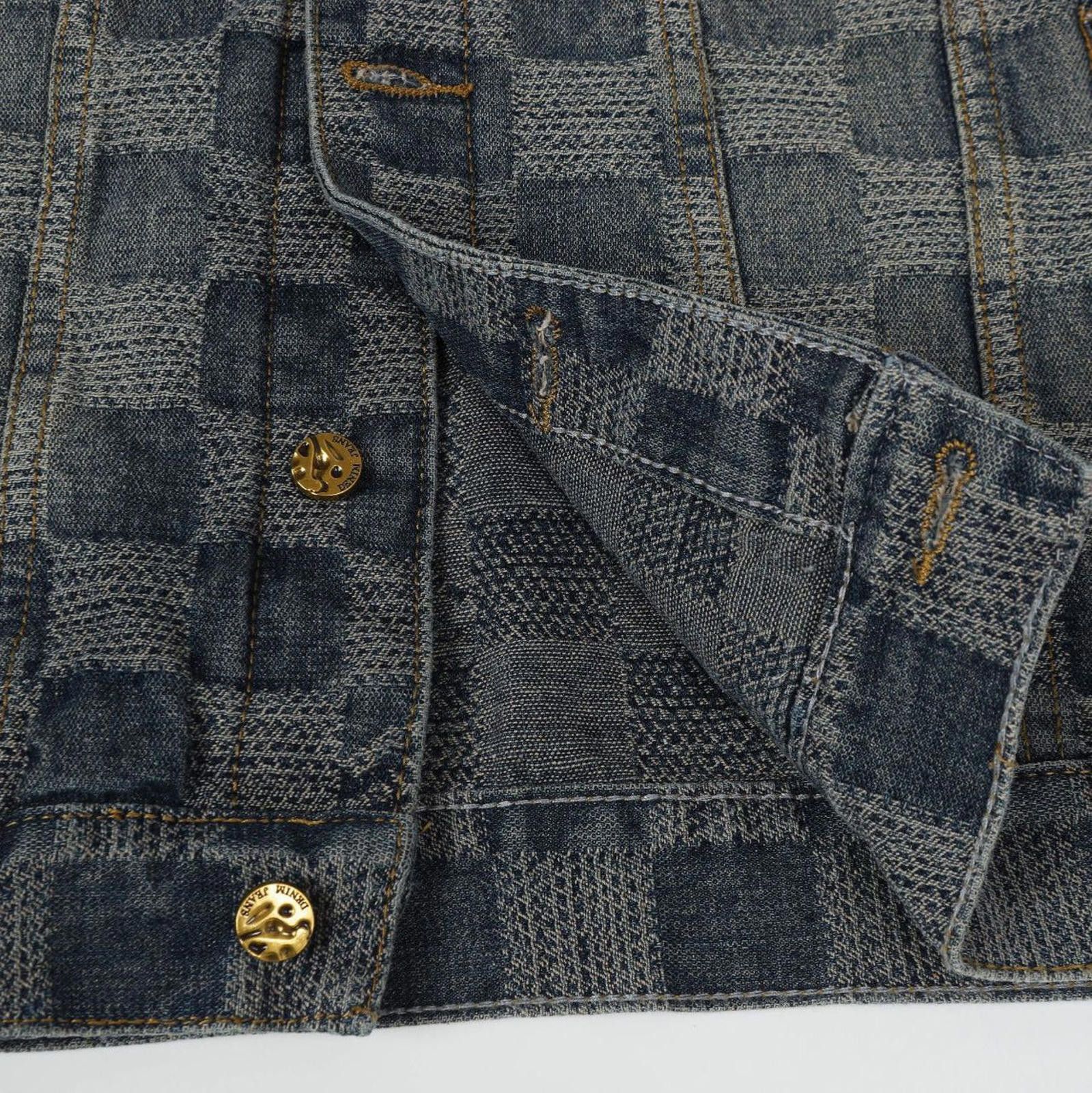 Japanese Brand Monogram Patchwork Denim Jacket Size M / US 6-8 / IT 42-44 - 4 Thumbnail