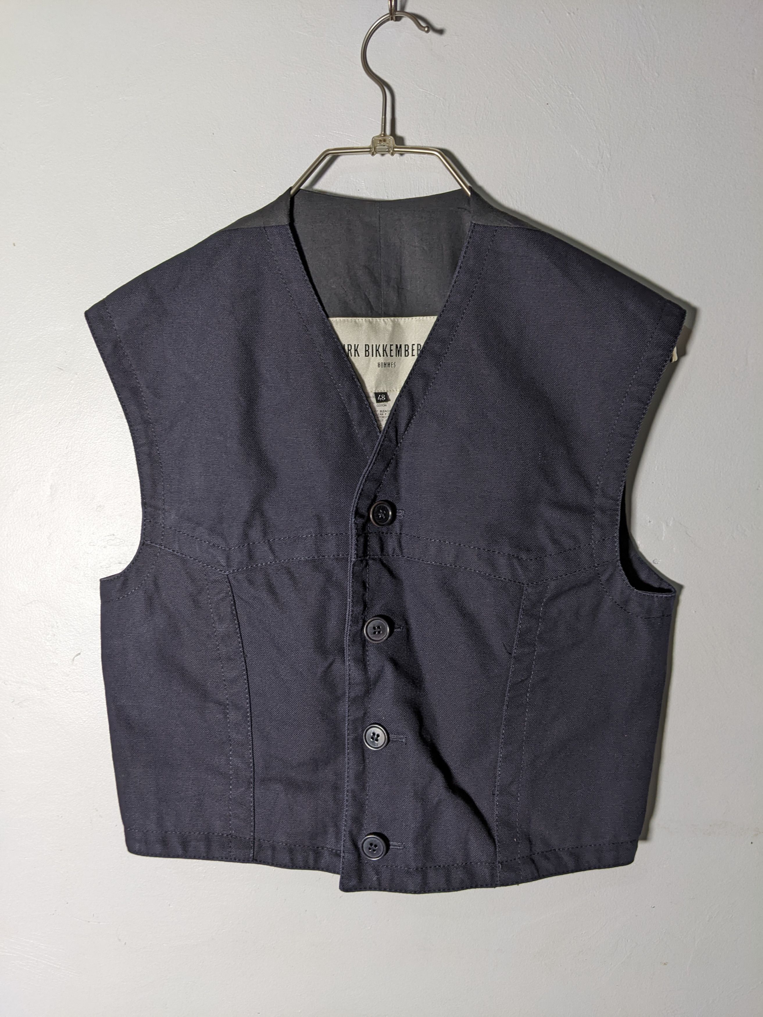 Dirk Bikkembergs Dirk Bikkemberg Cropped Vest Size US M / EU 48-50 / 2 - 1 Thumbnail