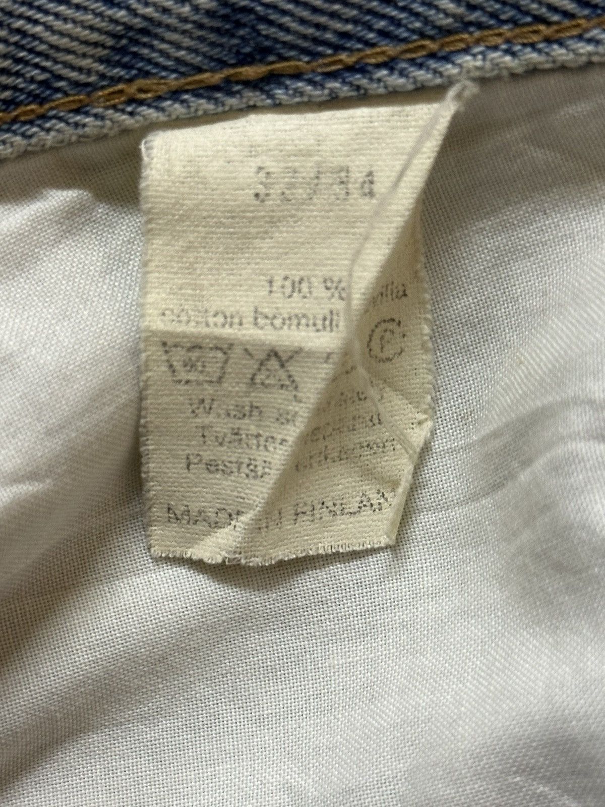 Gant Vintage Japanese Brand Blue Faded Wash Style Distress Jeans Size US 30 / EU 46 - 10 Thumbnail