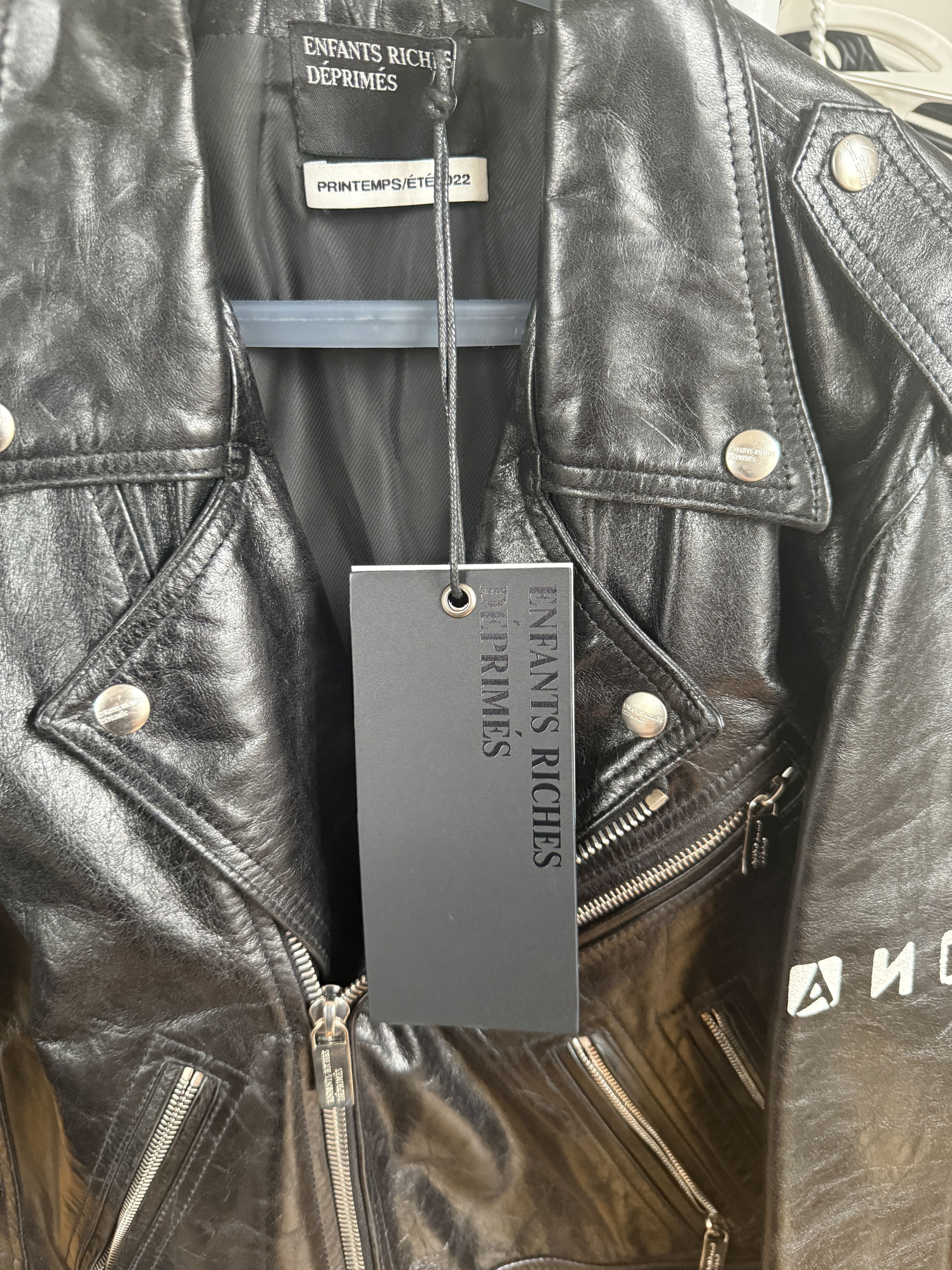 Enfants Riches Deprimes ERD “Goth Couple” Leather Moto Jacket Size US M / EU 48-50 / 2 - 4 Thumbnail