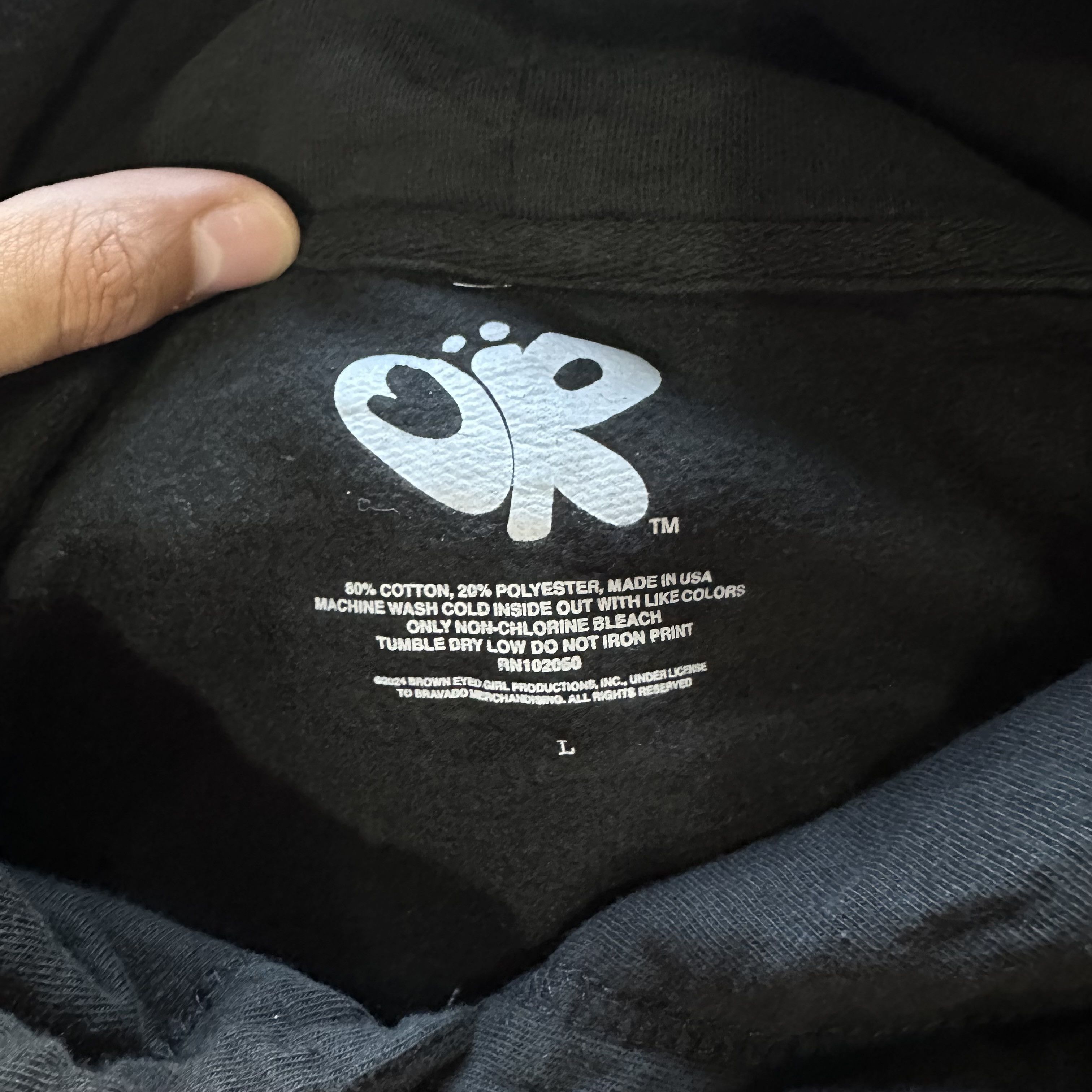Other Olivia Rodrigo Hoodie Womens Large Black Guts World Tour Size L / US 10 / IT 46 - 8 Thumbnail