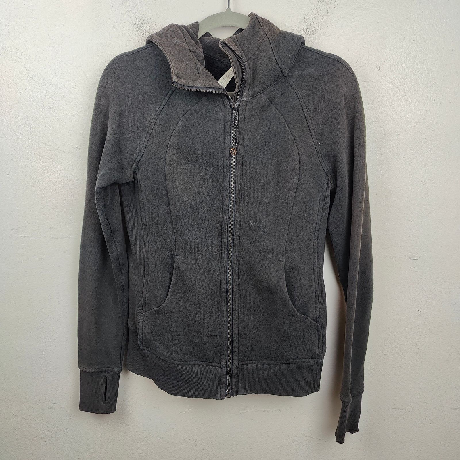 Lululemon Lululemon Scuba Hoodie IV Womens 4 Black Cotton Fleece Size S / US 4 / IT 40 - 1 Thumbnail