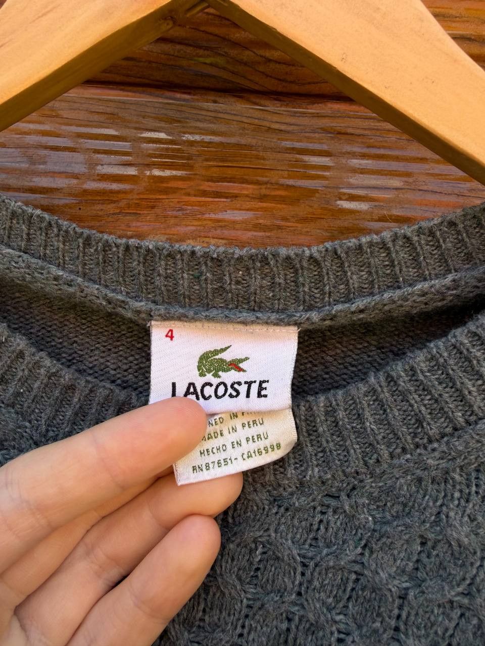 Lacoste Lacoste Sweater streetwear Size US L / EU 52-54 / 3 - 5 Thumbnail